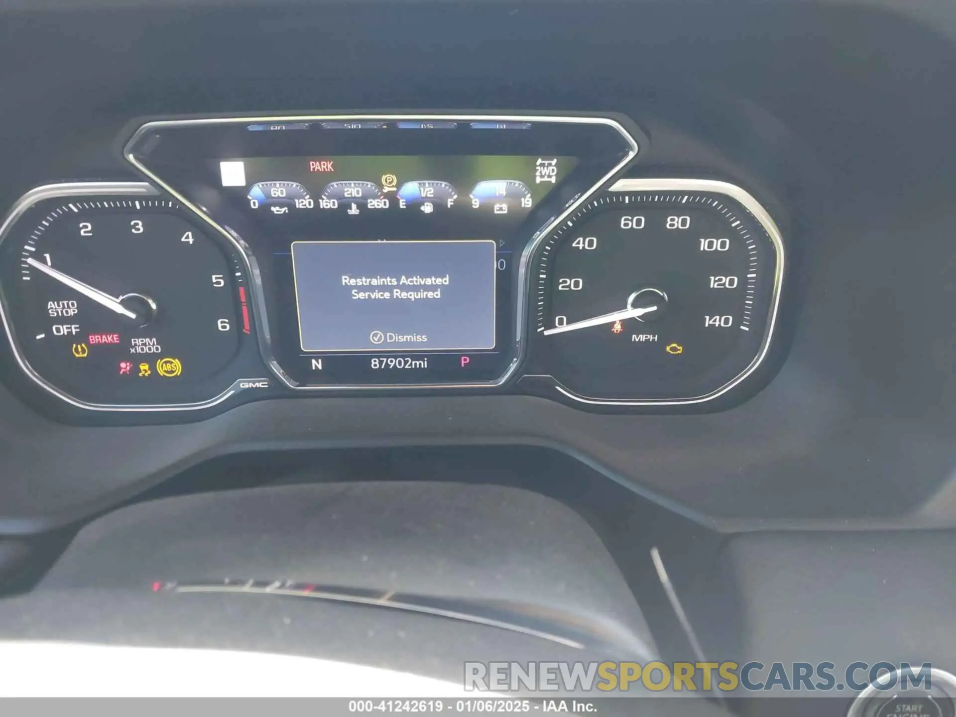 7 fotografías del automóvil dañado 1GKS2JKT1MR401207 GMC YUKON XL 2021