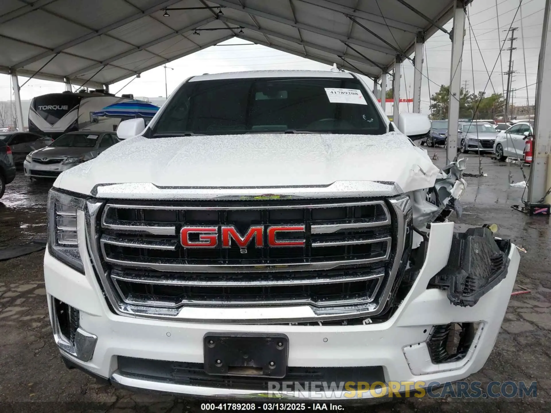 12 fotografías del automóvil dañado 1GKS2GKD6NR328395 GMC YUKON XL 2022
