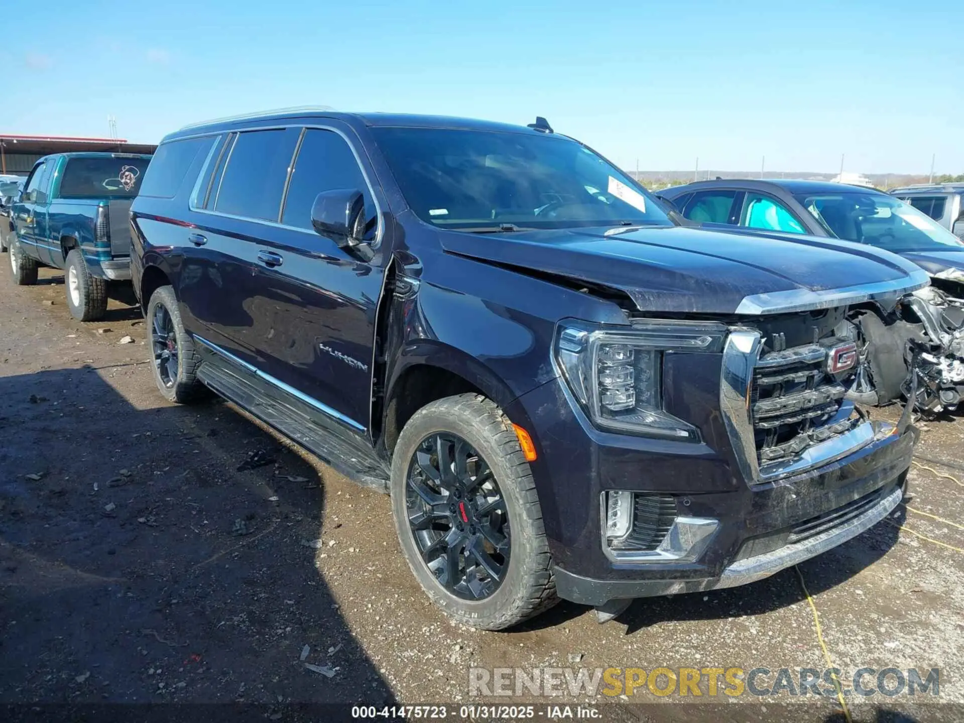 1 fotografías del automóvil dañado 1GKS2GKDXNR134694 GMC YUKON XL 2022