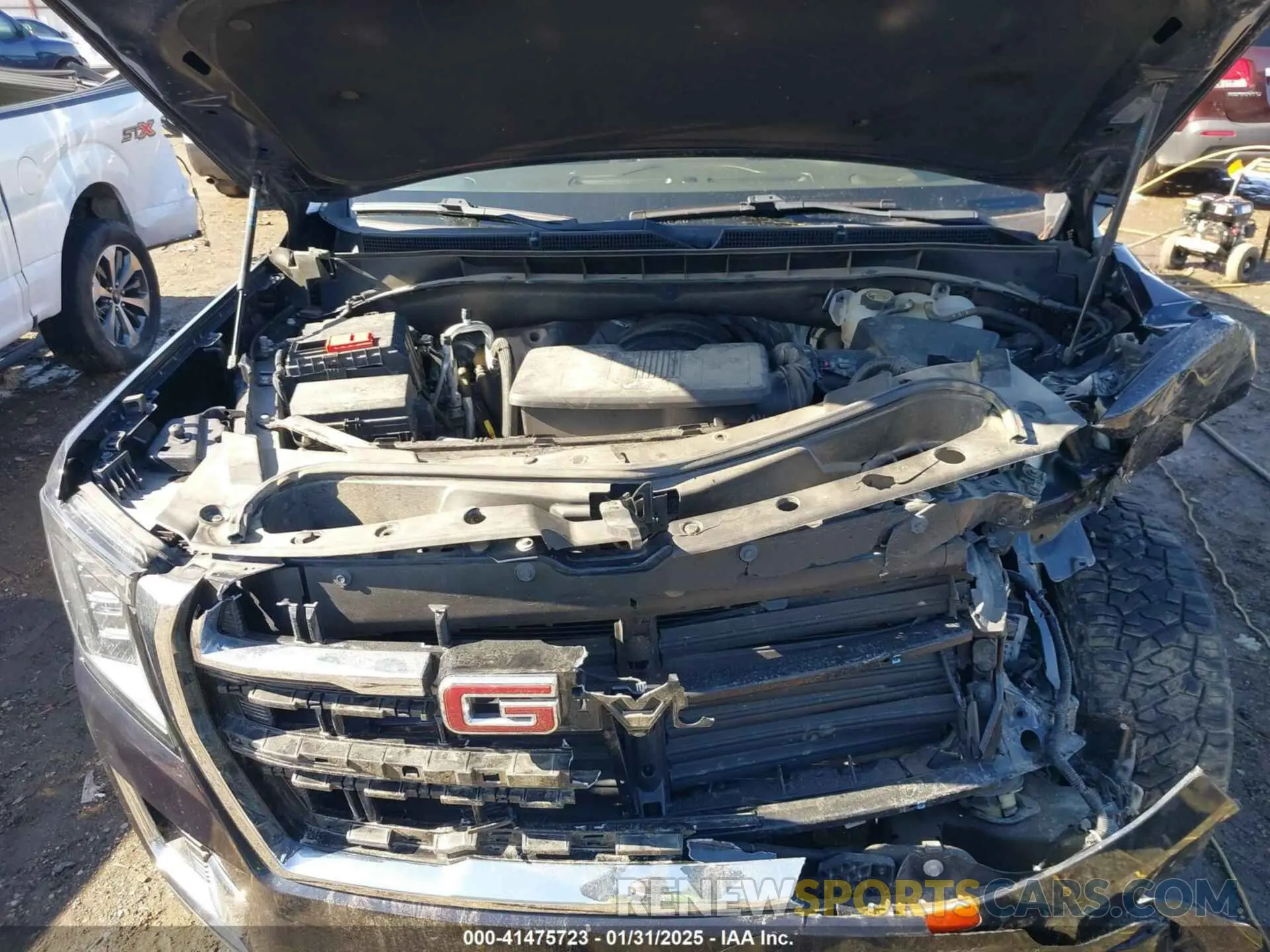 10 fotografías del automóvil dañado 1GKS2GKDXNR134694 GMC YUKON XL 2022