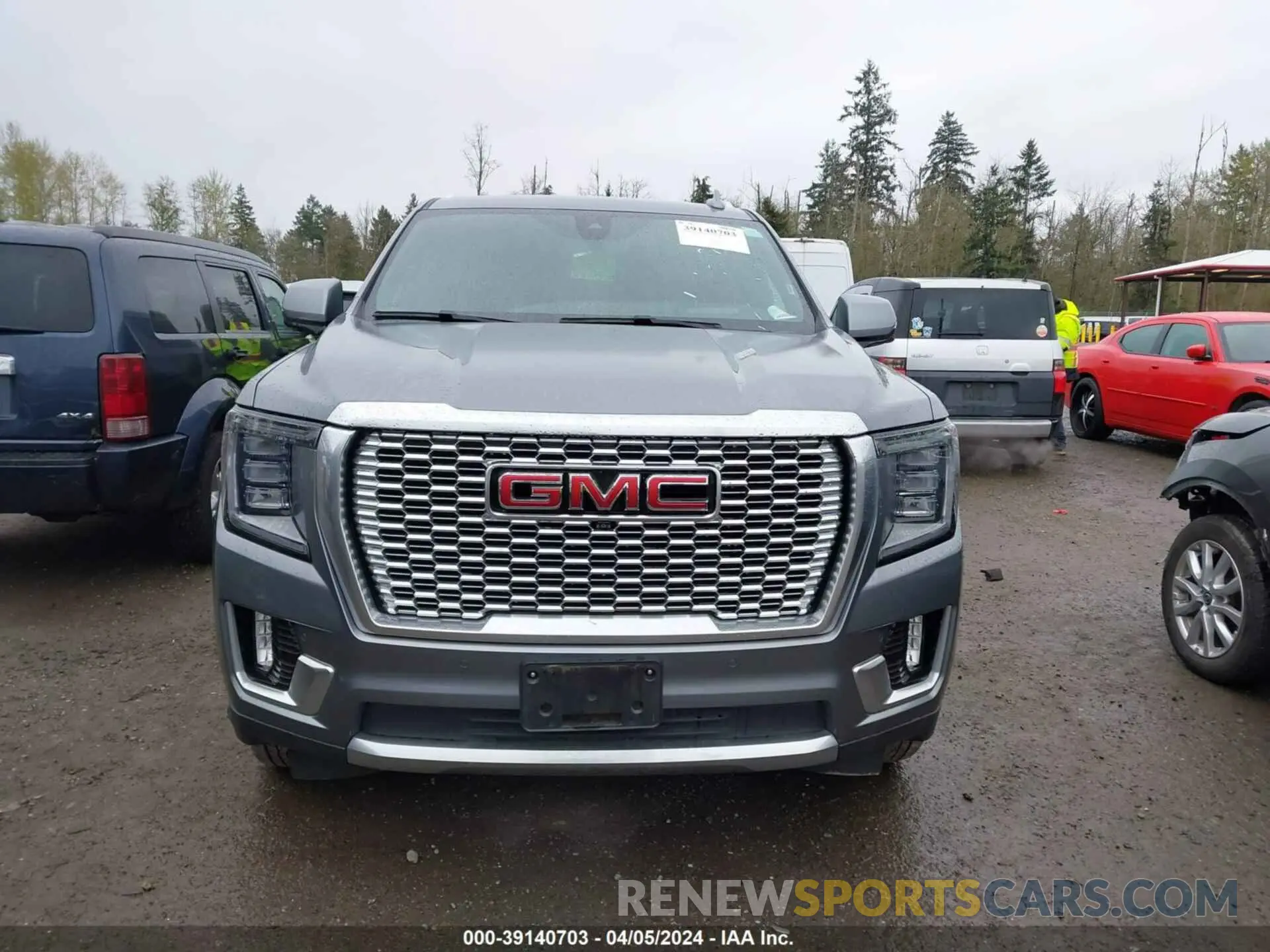 12 fotografías del automóvil dañado 1GKS2JKL1NR208671 GMC YUKON XL 2022