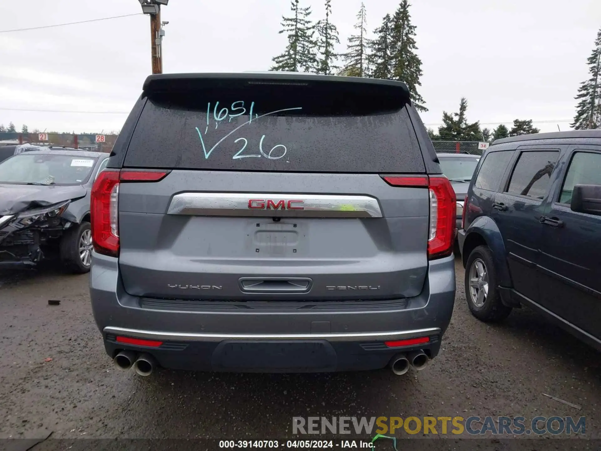 16 fotografías del automóvil dañado 1GKS2JKL1NR208671 GMC YUKON XL 2022