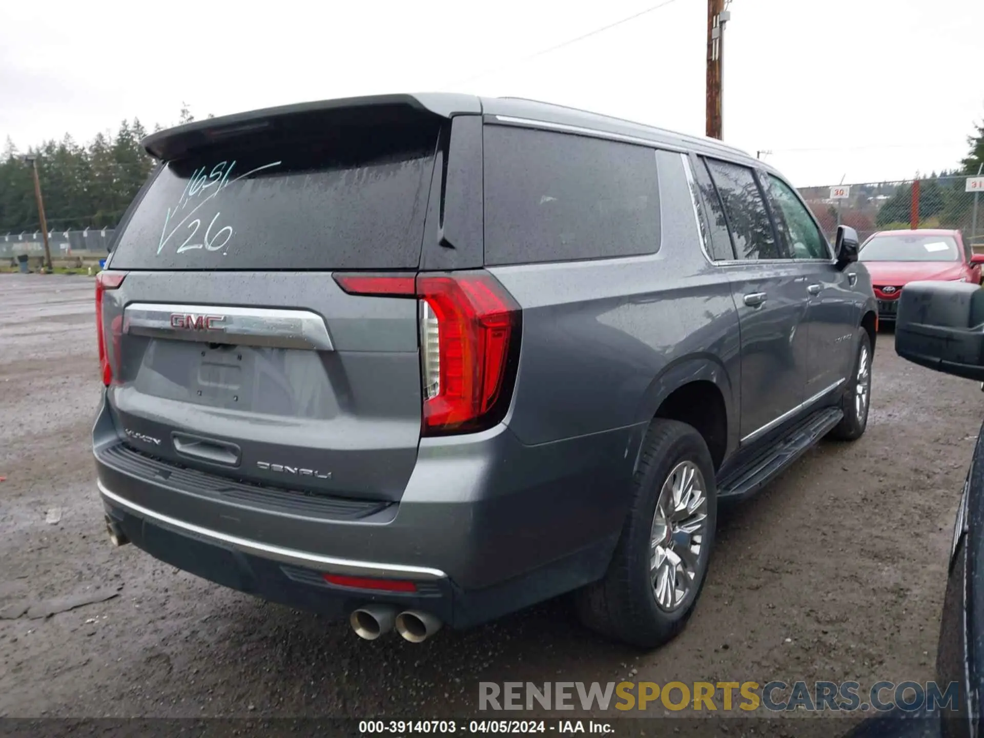 4 fotografías del automóvil dañado 1GKS2JKL1NR208671 GMC YUKON XL 2022