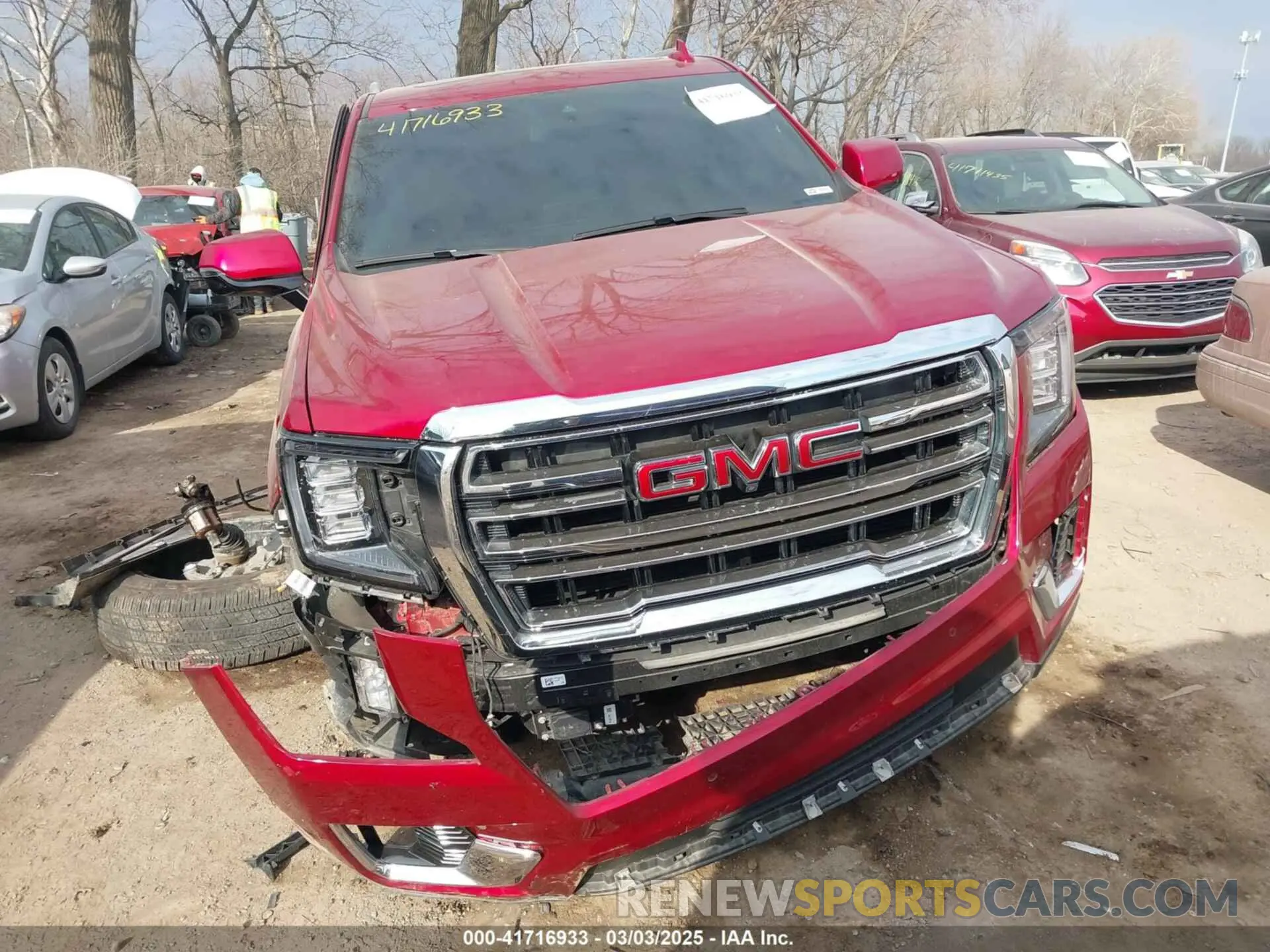 13 fotografías del automóvil dañado 1GKS2GKDXPR314163 GMC YUKON XL 2023