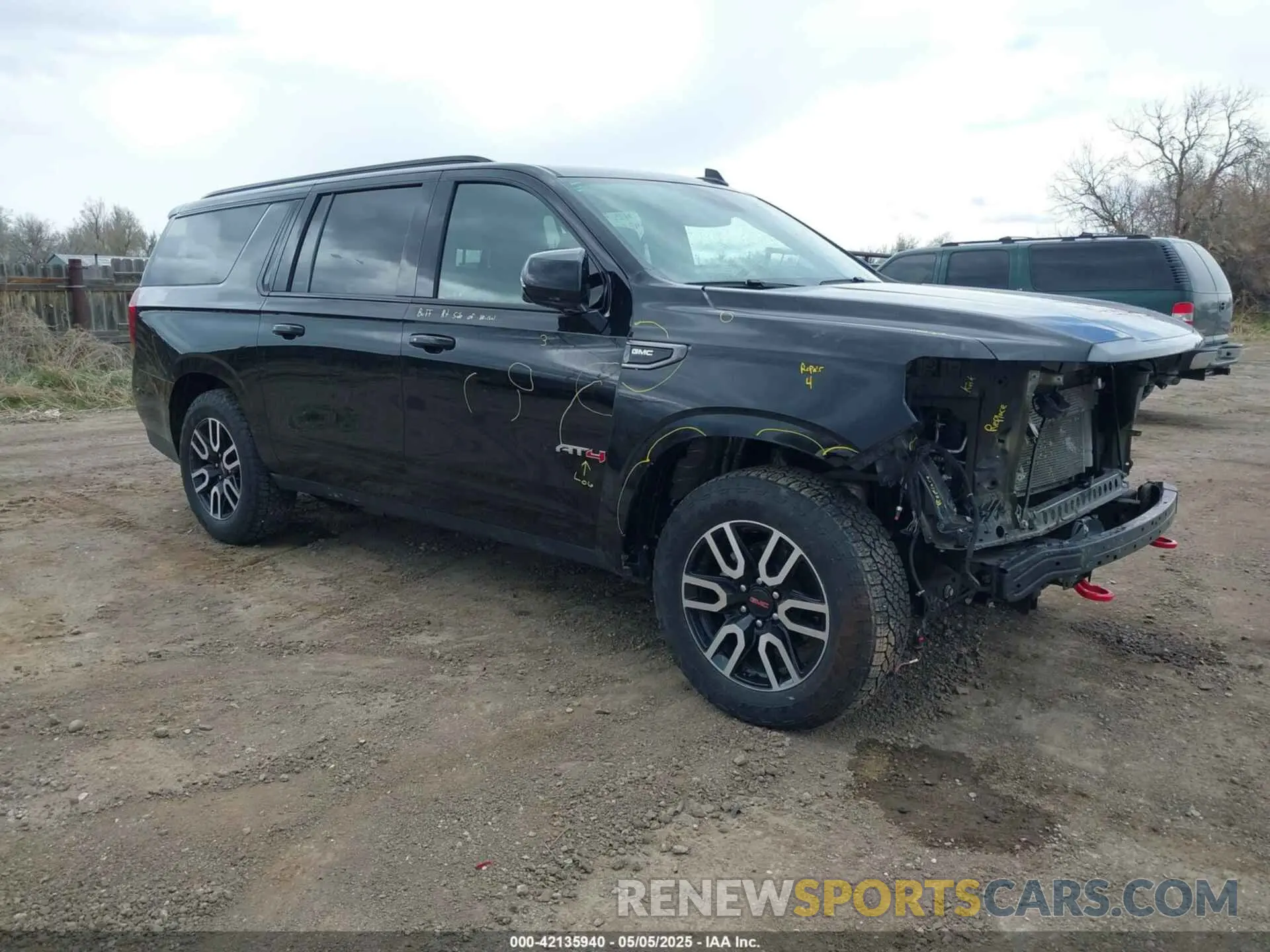 1 fotografías del automóvil dañado 1GKS2HKL8PR235216 GMC YUKON XL 2023