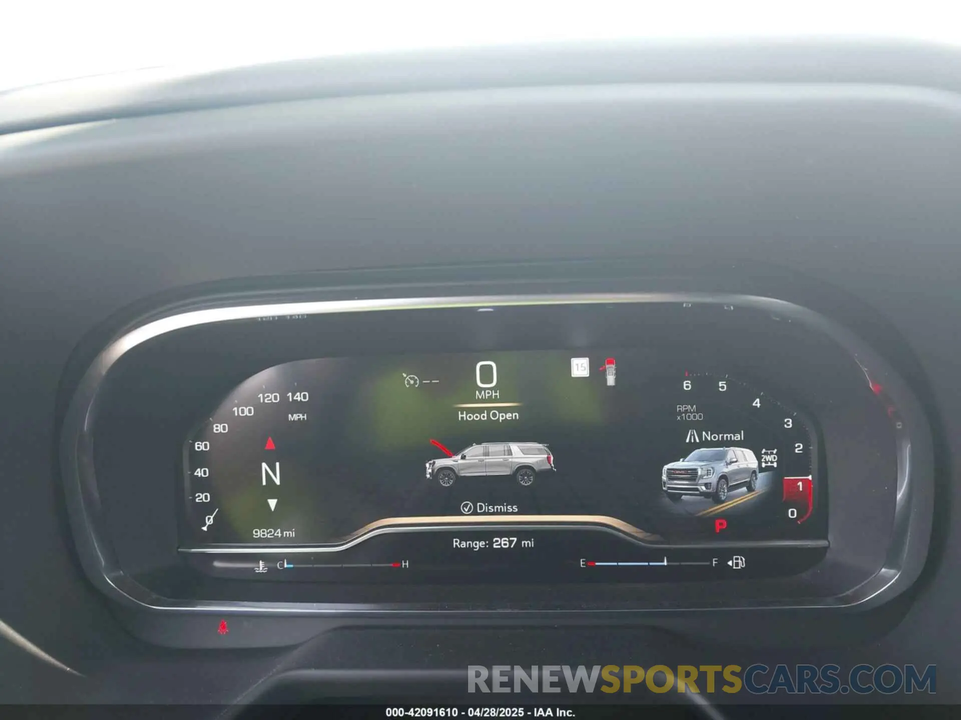 7 fotografías del automóvil dañado 1GKS2HKD1RR344757 GMC YUKON XL 2024