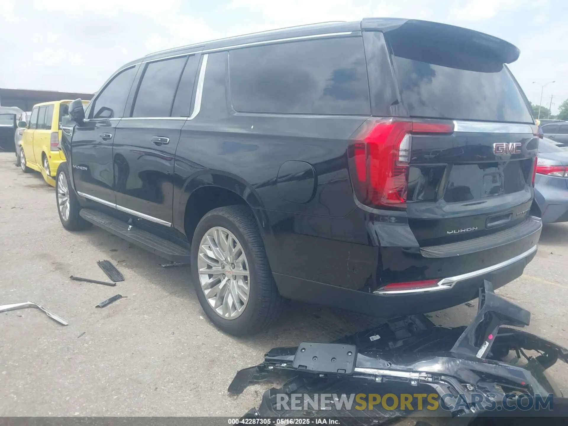 3 fotografías del automóvil dañado 1GKS1GRD1SR238625 GMC YUKON XL 2025