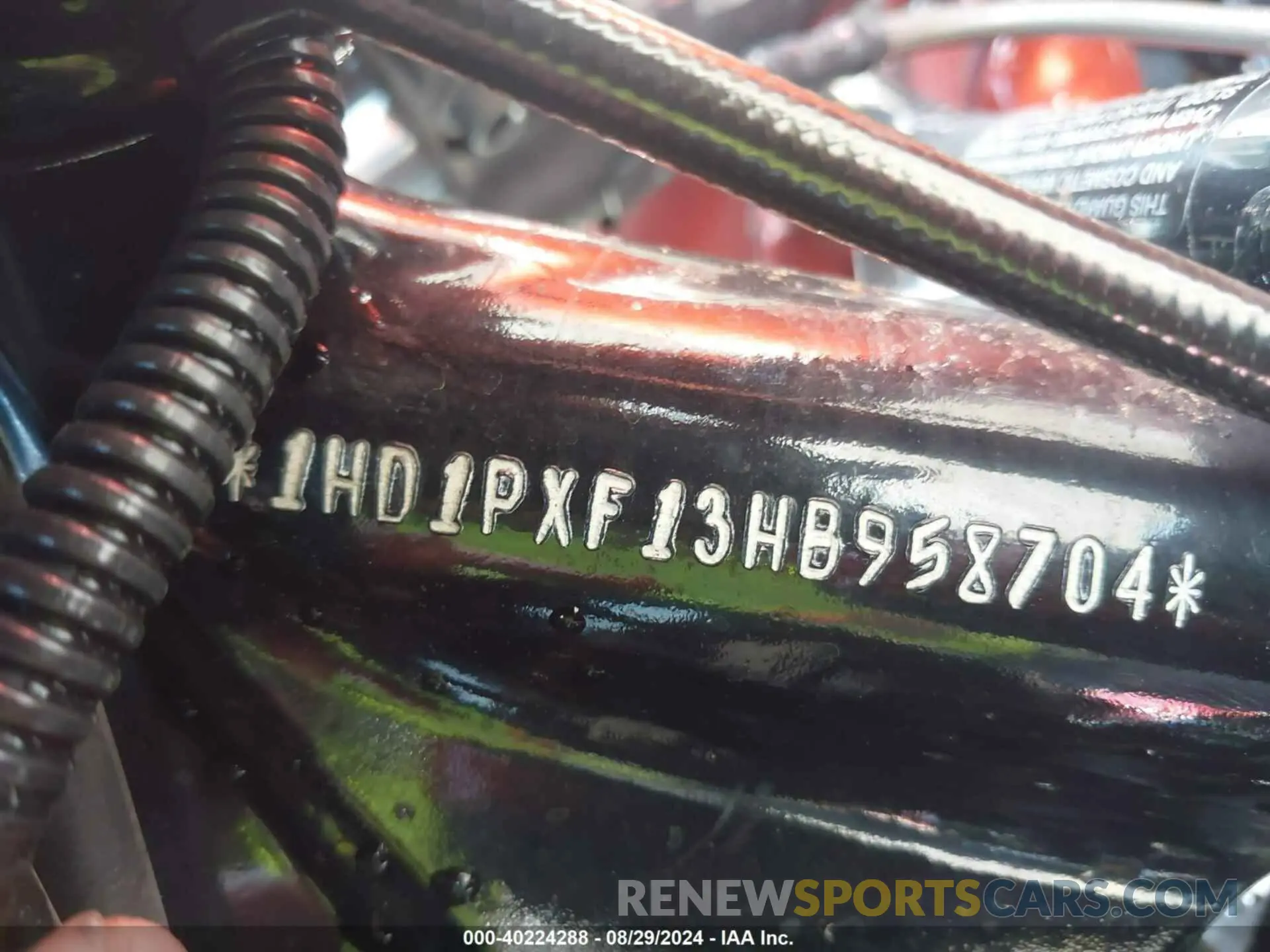 10 fotografías del automóvil dañado 1HD1PXF13HB958704 HARLEY-DAVIDSON FLHXSE 2017