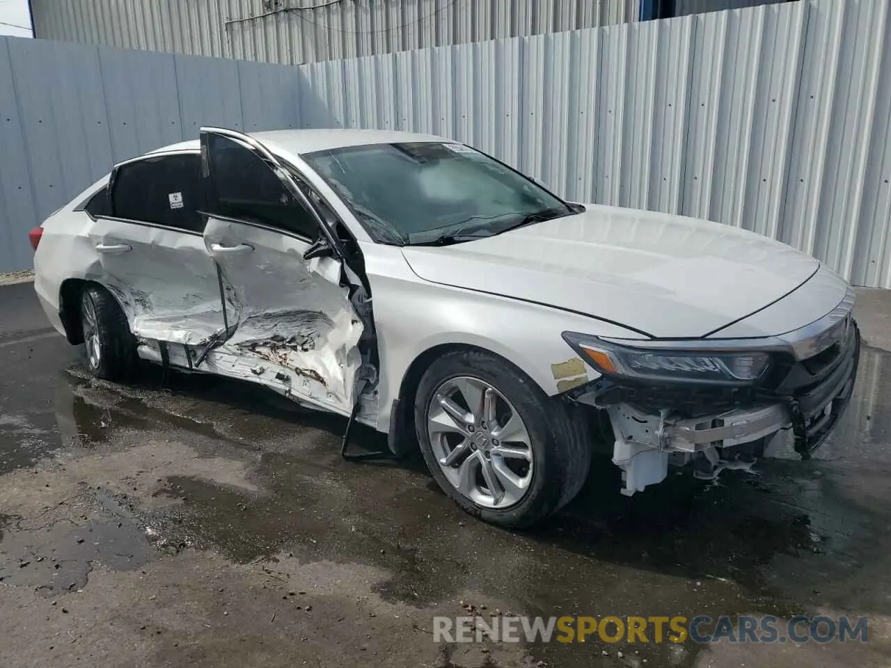 4 fotografías del automóvil dañado 1HGCV1F10KA046284 HONDA ACCORD 2019
