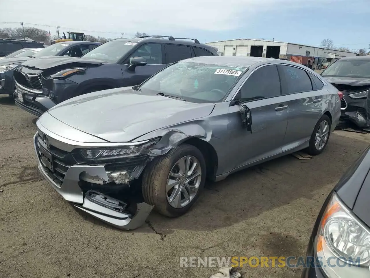 1 fotografías del automóvil dañado 1HGCV1F10KA051632 HONDA ACCORD 2019