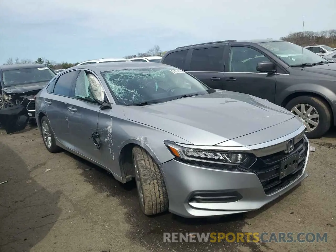 4 fotografías del automóvil dañado 1HGCV1F10KA051632 HONDA ACCORD 2019
