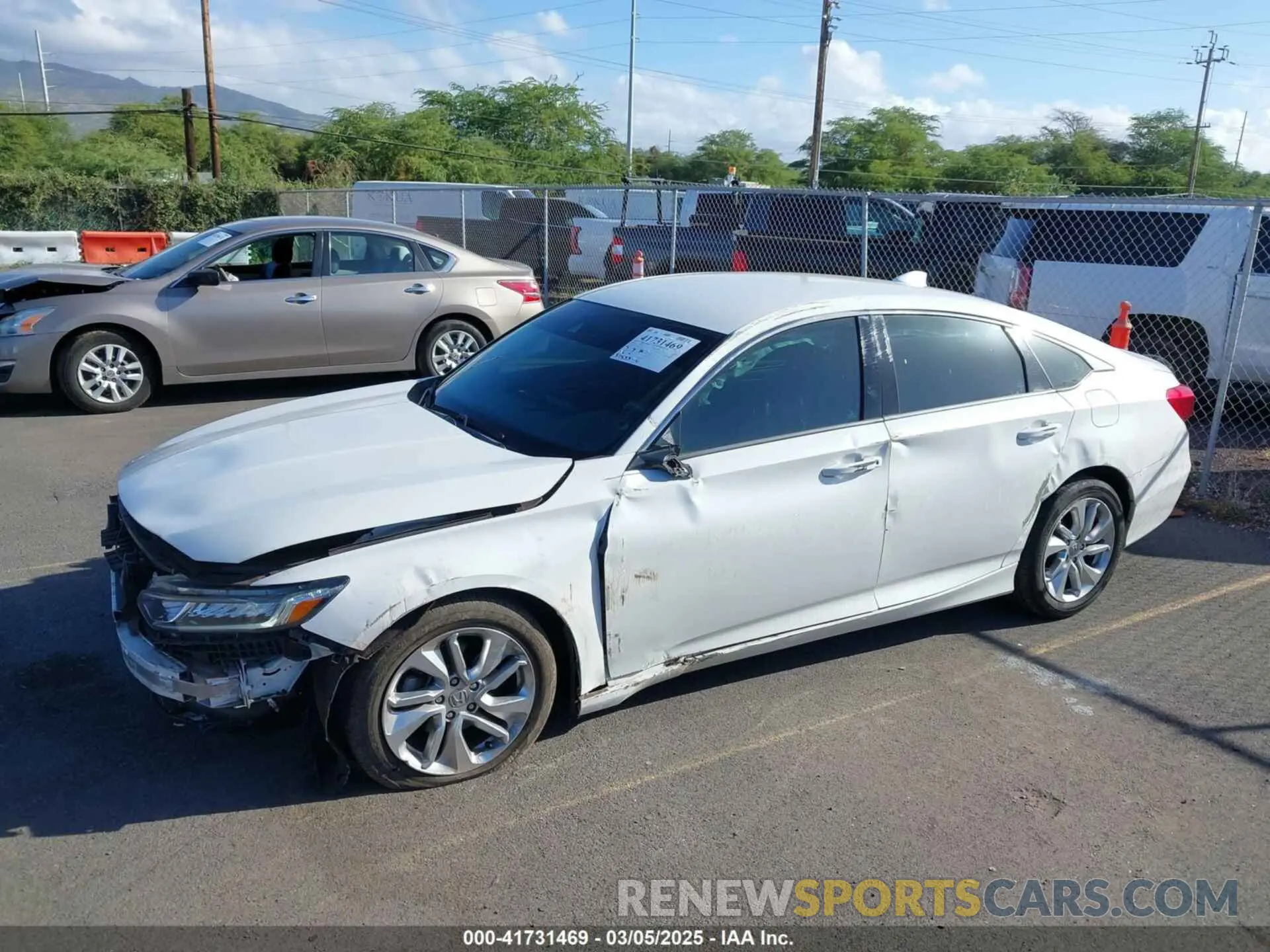 6 fotografías del automóvil dañado 1HGCV1F10KA100005 HONDA ACCORD 2019