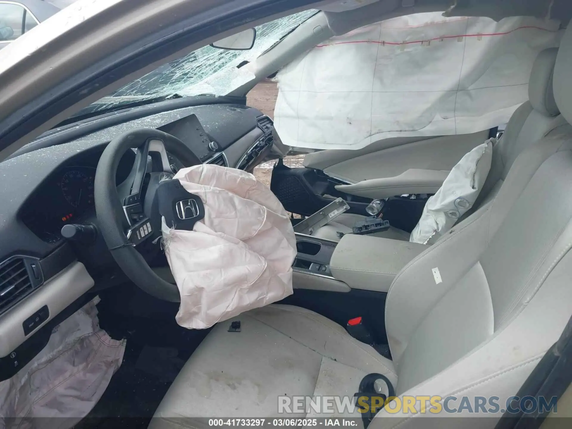 5 fotografías del automóvil dañado 1HGCV1F10KA123137 HONDA ACCORD 2019
