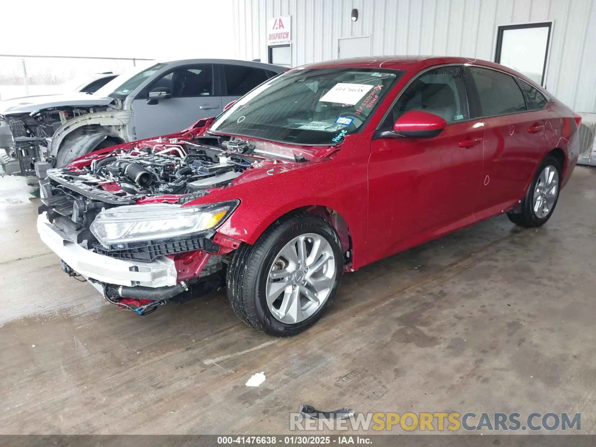 2 fotografías del automóvil dañado 1HGCV1F12KA022018 HONDA ACCORD 2019