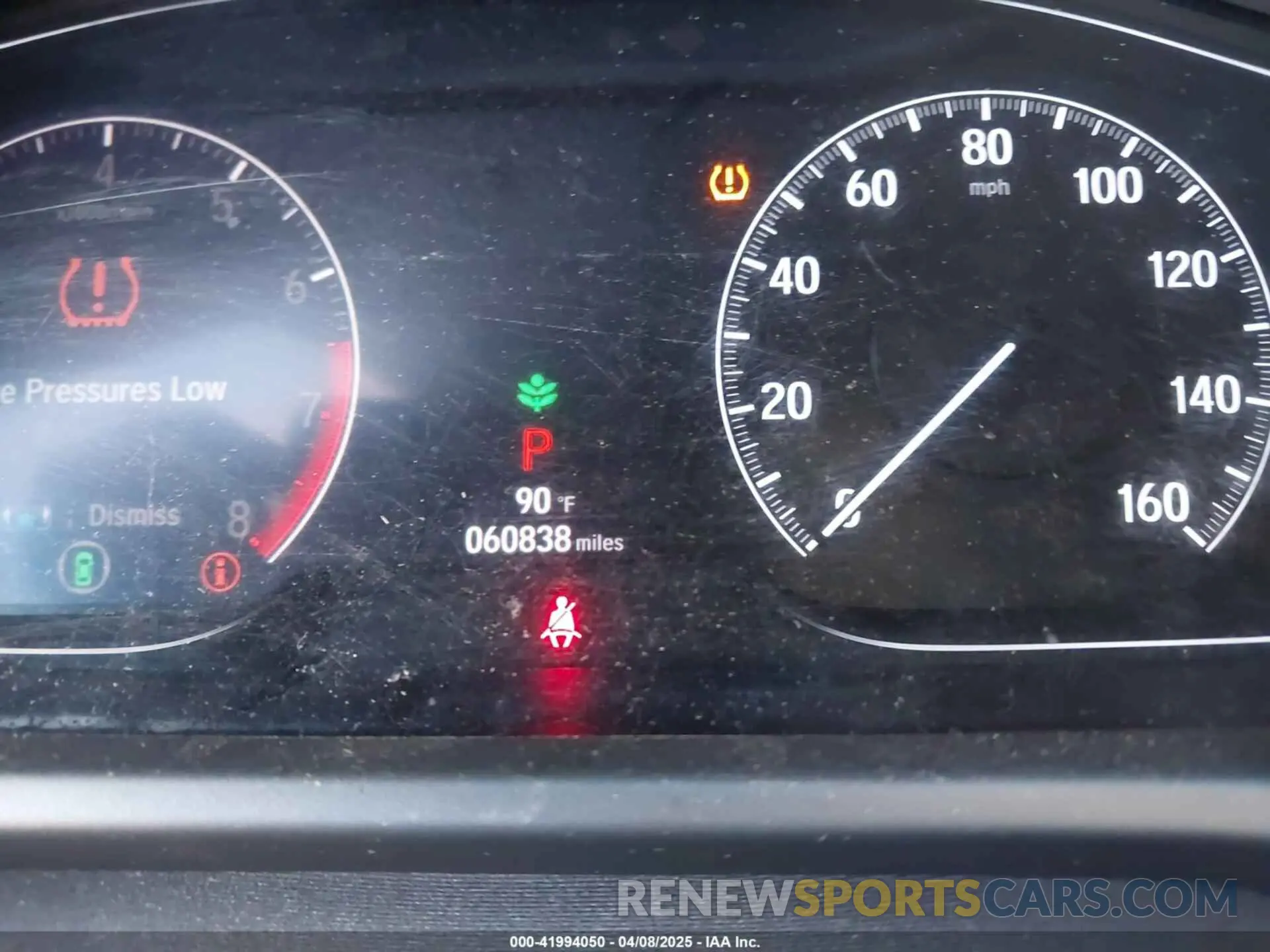 7 fotografías del automóvil dañado 1HGCV1F12KA030524 HONDA ACCORD 2019