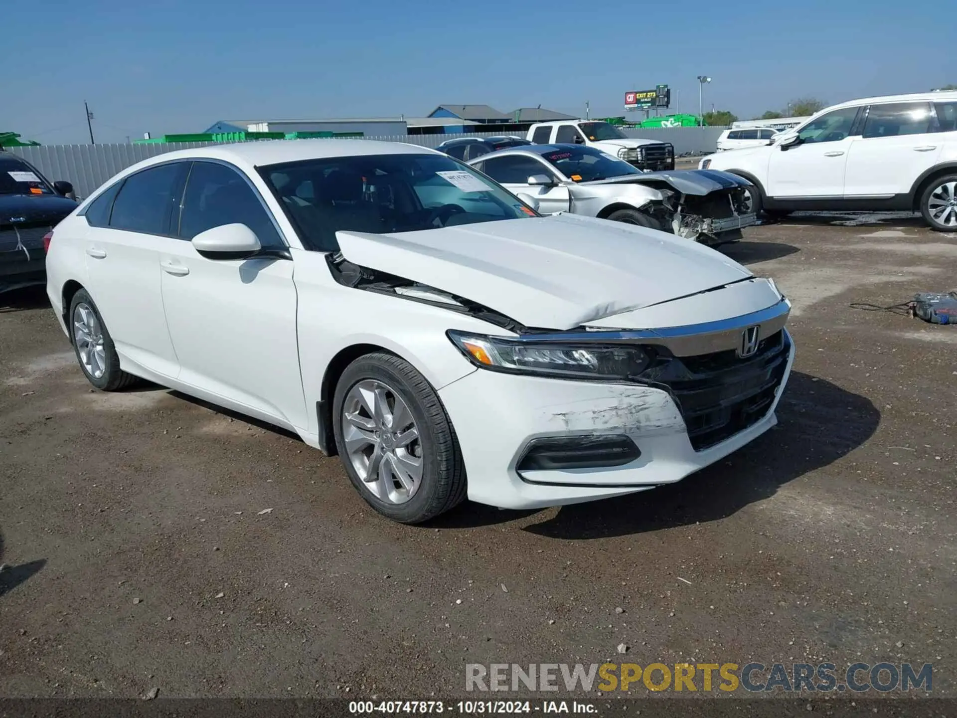 1 fotografías del automóvil dañado 1HGCV1F12KA127979 HONDA ACCORD 2019