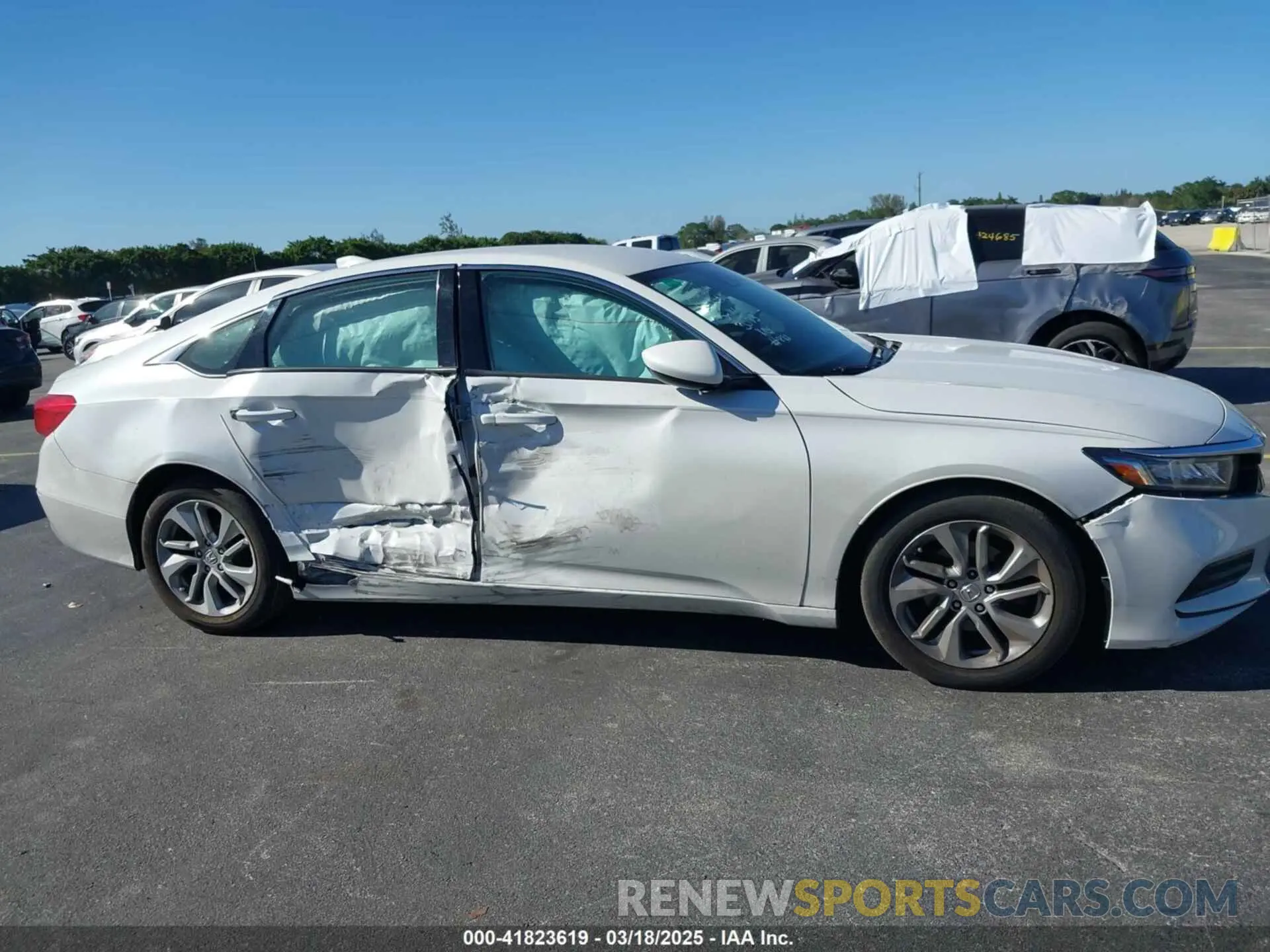 6 fotografías del automóvil dañado 1HGCV1F13KA003073 HONDA ACCORD 2019