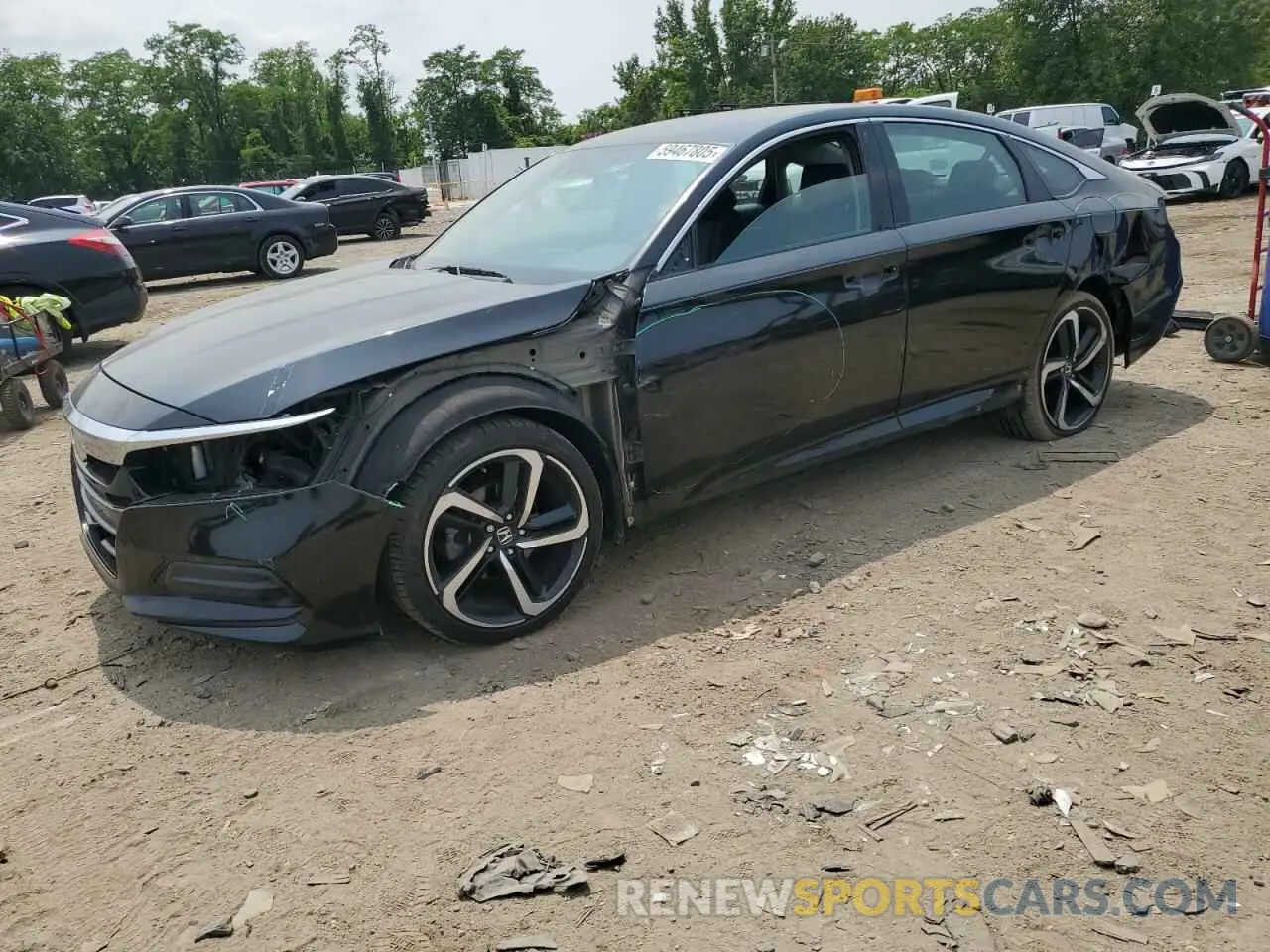 1 fotografías del automóvil dañado 1HGCV1F13KA049910 HONDA ACCORD 2019