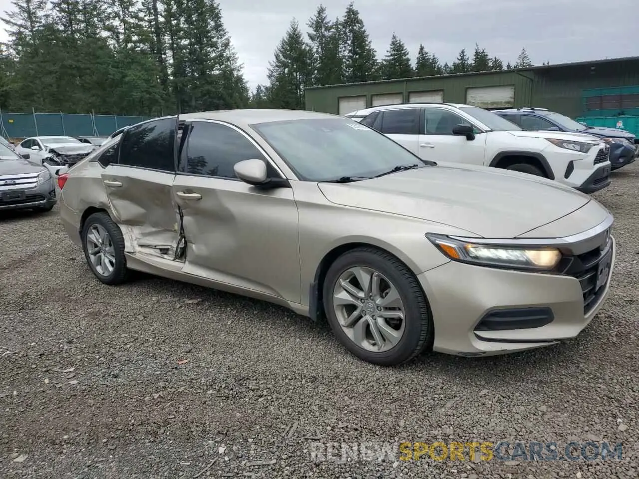 4 fotografías del automóvil dañado 1HGCV1F13KA063418 HONDA ACCORD 2019