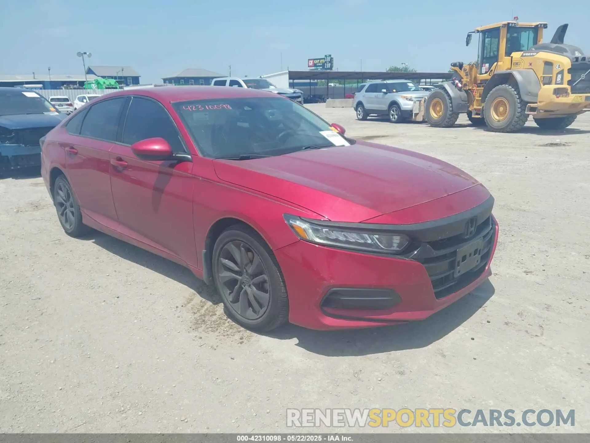 1 fotografías del automóvil dañado 1HGCV1F13KA071714 HONDA ACCORD 2019