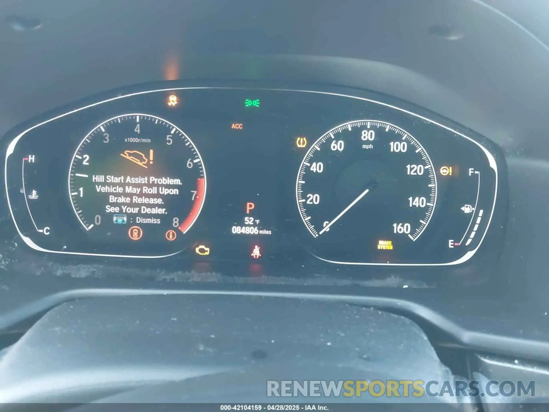 7 fotografías del automóvil dañado 1HGCV1F16KA126995 HONDA ACCORD 2019