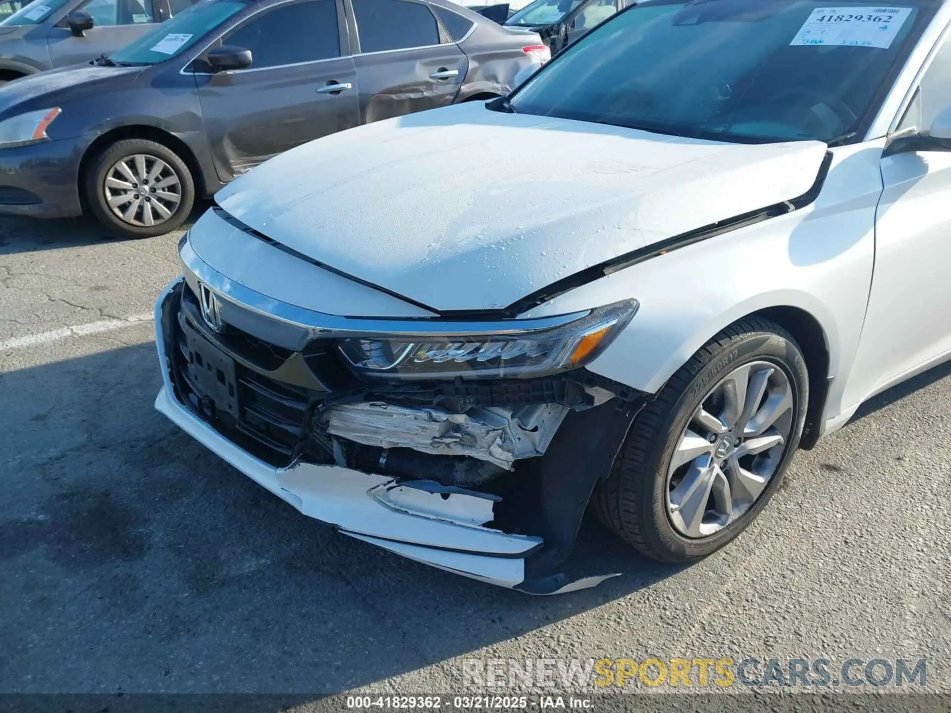 6 fotografías del automóvil dañado 1HGCV1F16KA155915 HONDA ACCORD 2019