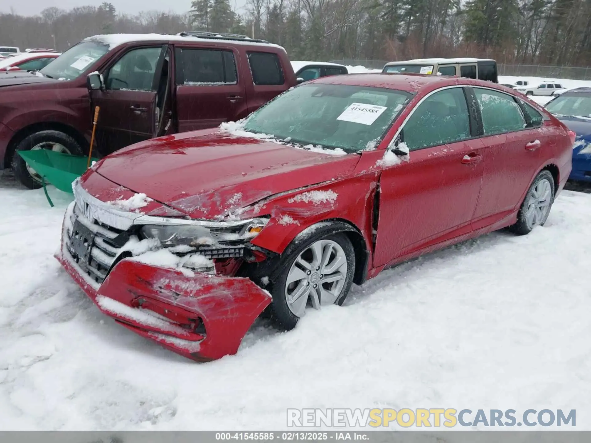 2 fotografías del automóvil dañado 1HGCV1F17KA155180 HONDA ACCORD 2019