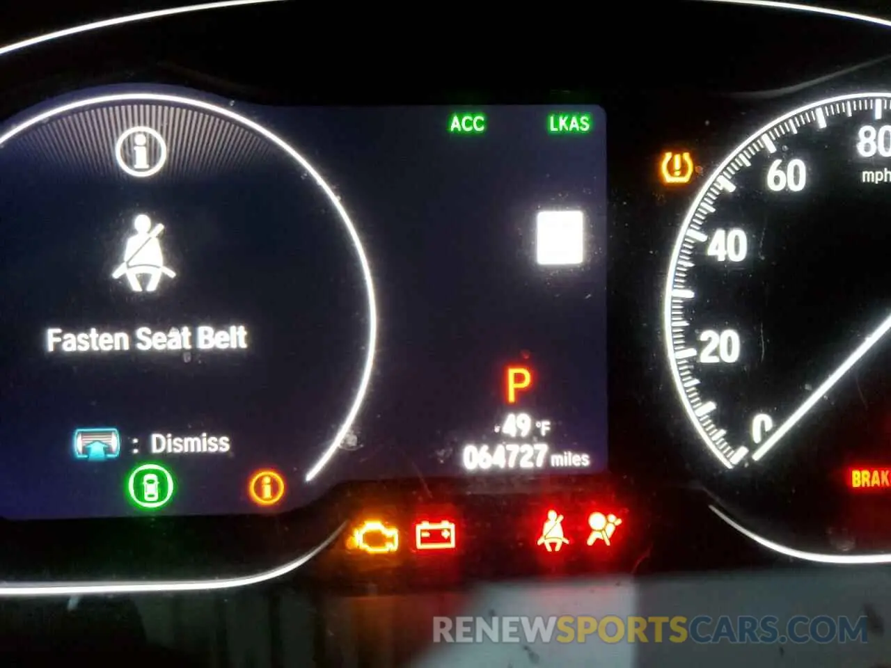 9 fotografías del automóvil dañado 1HGCV1F18KA133592 HONDA ACCORD 2019