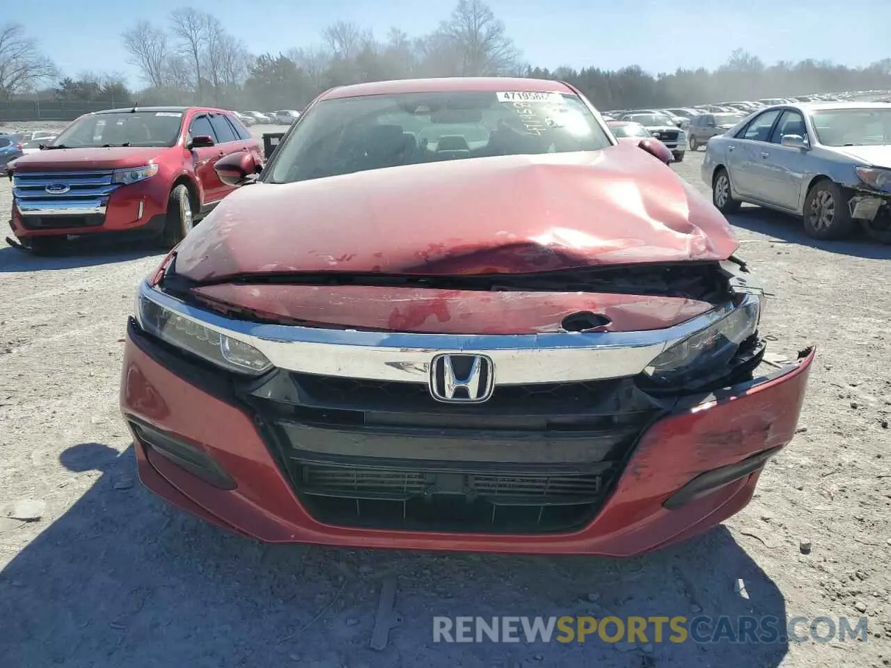 5 fotografías del automóvil dañado 1HGCV1F19KA131964 HONDA ACCORD 2019