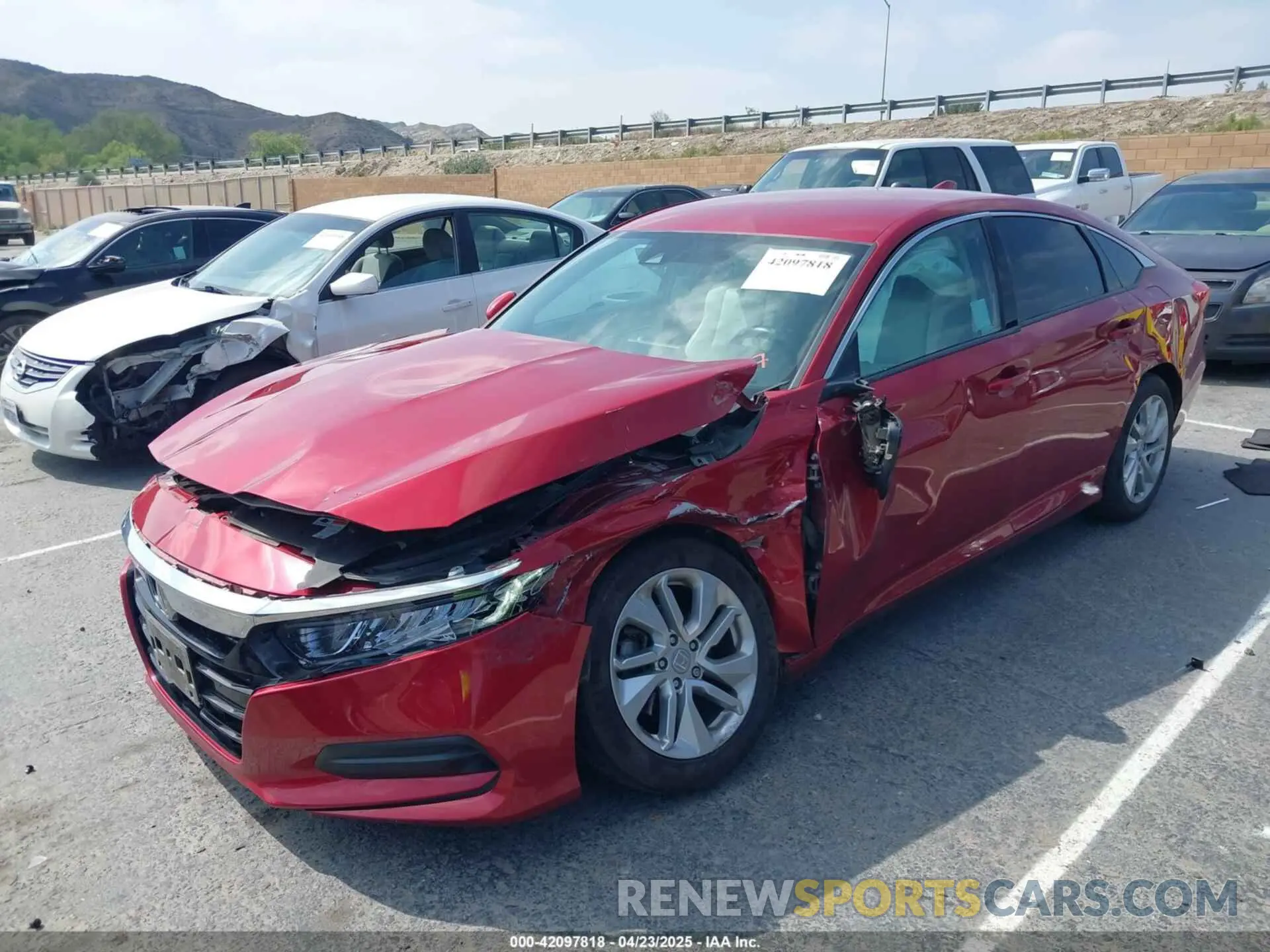 2 fotografías del automóvil dañado 1HGCV1F19KA151258 HONDA ACCORD 2019