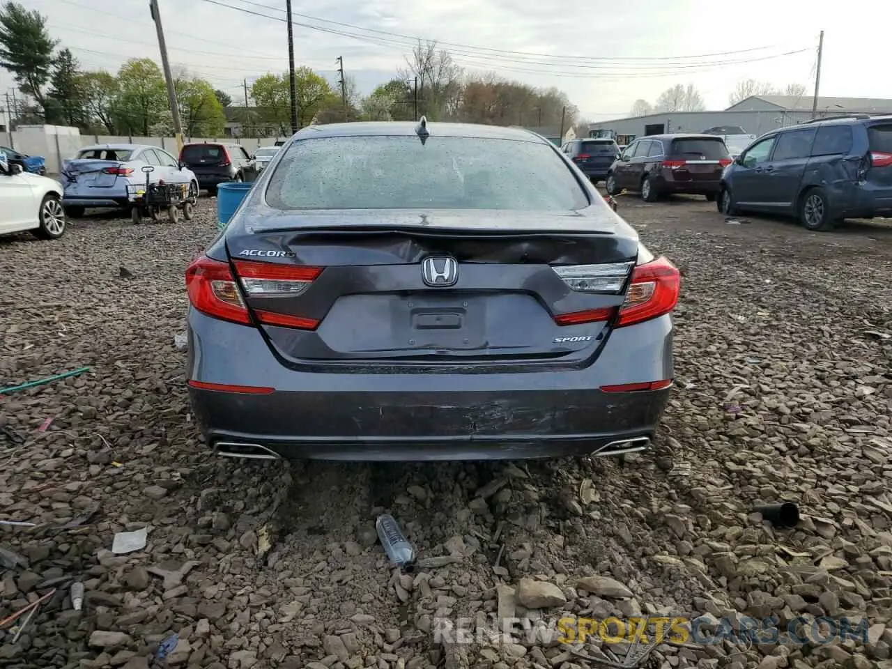 6 fotografías del automóvil dañado 1HGCV1F30KA135788 HONDA ACCORD 2019