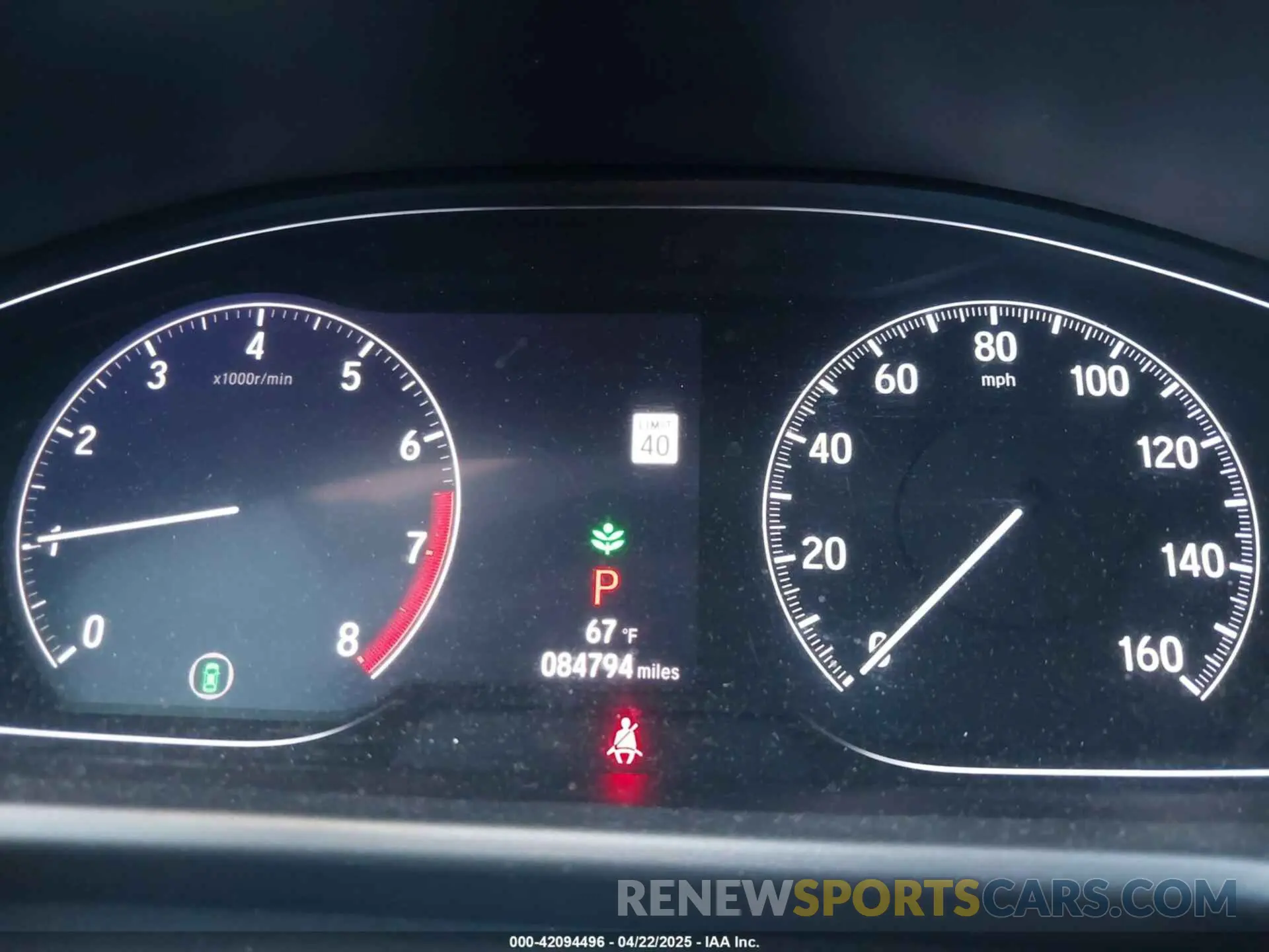 7 fotografías del automóvil dañado 1HGCV1F31KA015305 HONDA ACCORD 2019