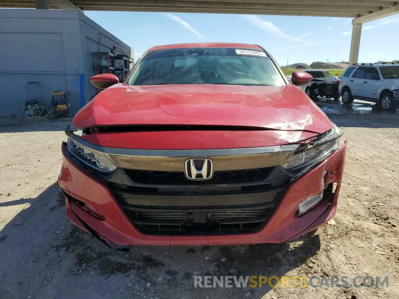 5 fotografías del automóvil dañado 1HGCV1F31KA027017 HONDA ACCORD 2019