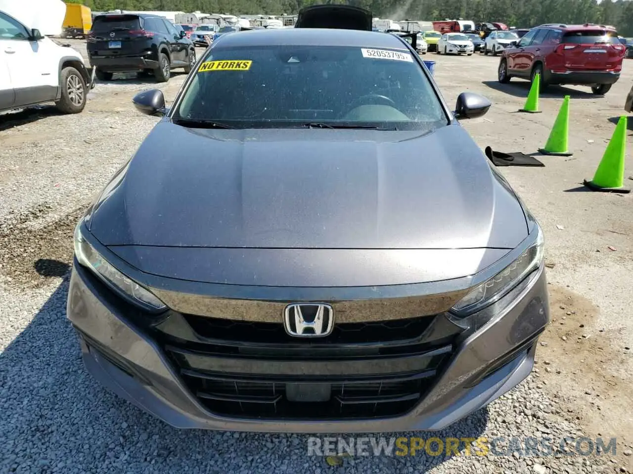 5 fotografías del automóvil dañado 1HGCV1F31KA080588 HONDA ACCORD 2019