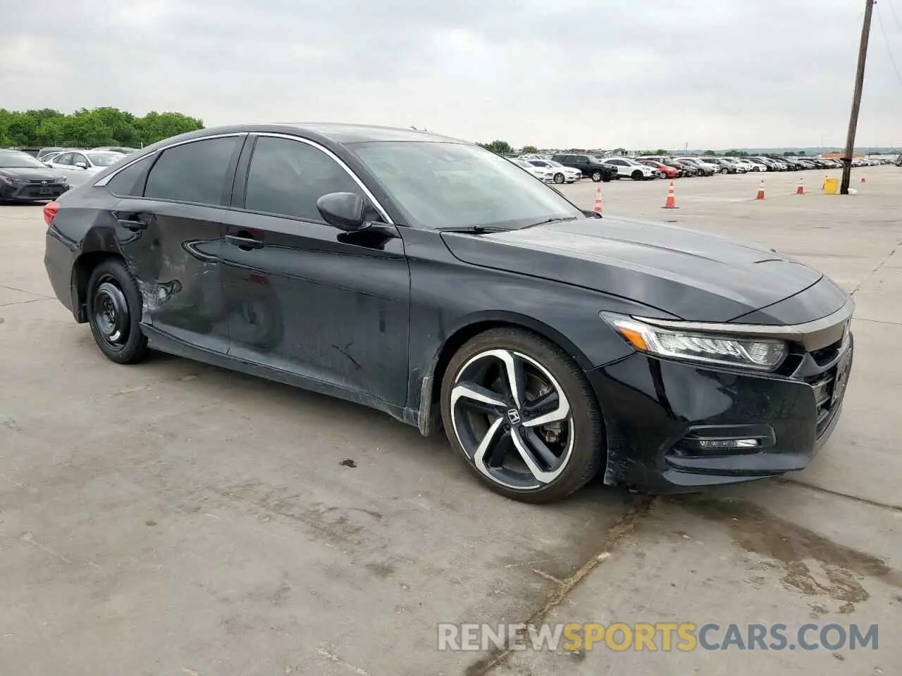 4 fotografías del automóvil dañado 1HGCV1F31KA131216 HONDA ACCORD 2019
