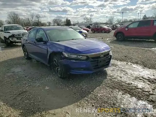 10 fotografías del automóvil dañado 1HGCV1F31KA144144 HONDA ACCORD 2019