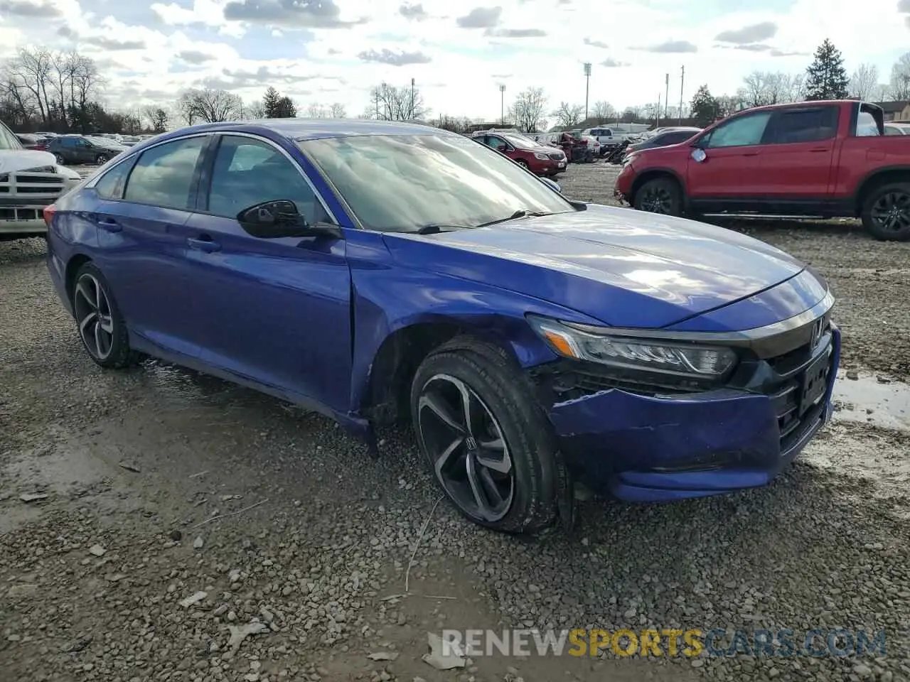 4 fotografías del automóvil dañado 1HGCV1F31KA144144 HONDA ACCORD 2019