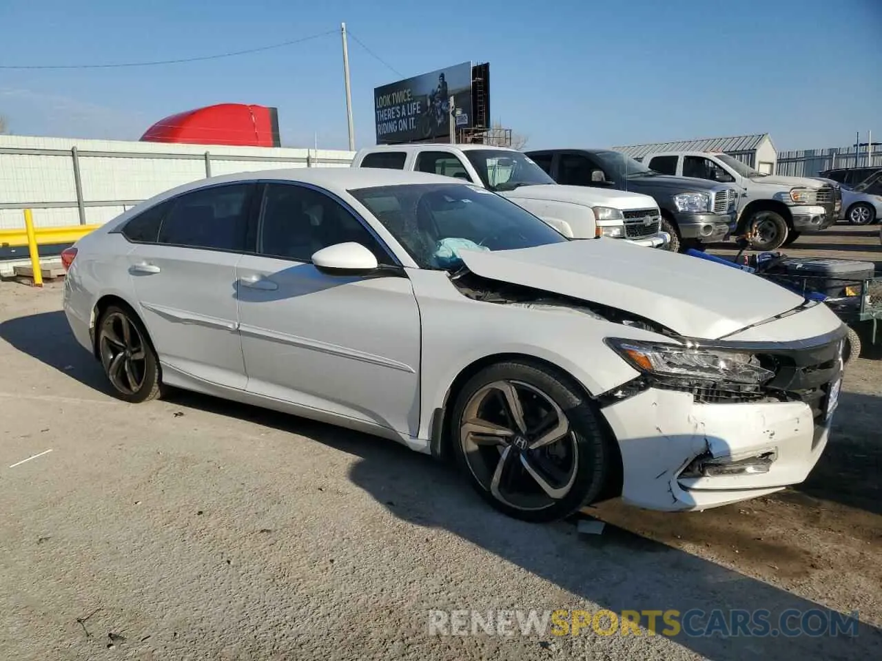 4 fotografías del automóvil dañado 1HGCV1F32KA152723 HONDA ACCORD 2019