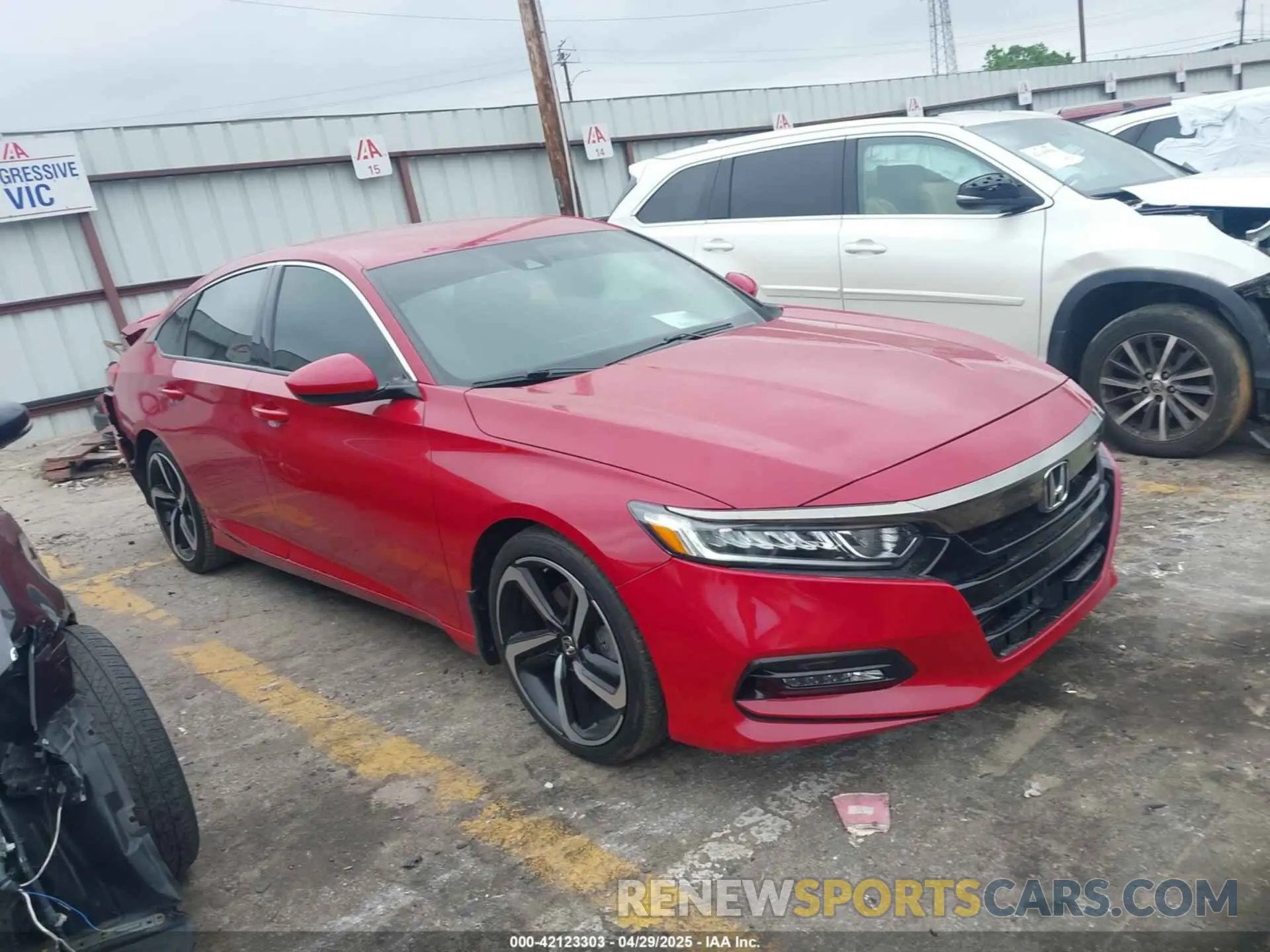 1 fotografías del automóvil dañado 1HGCV1F33KA073867 HONDA ACCORD 2019