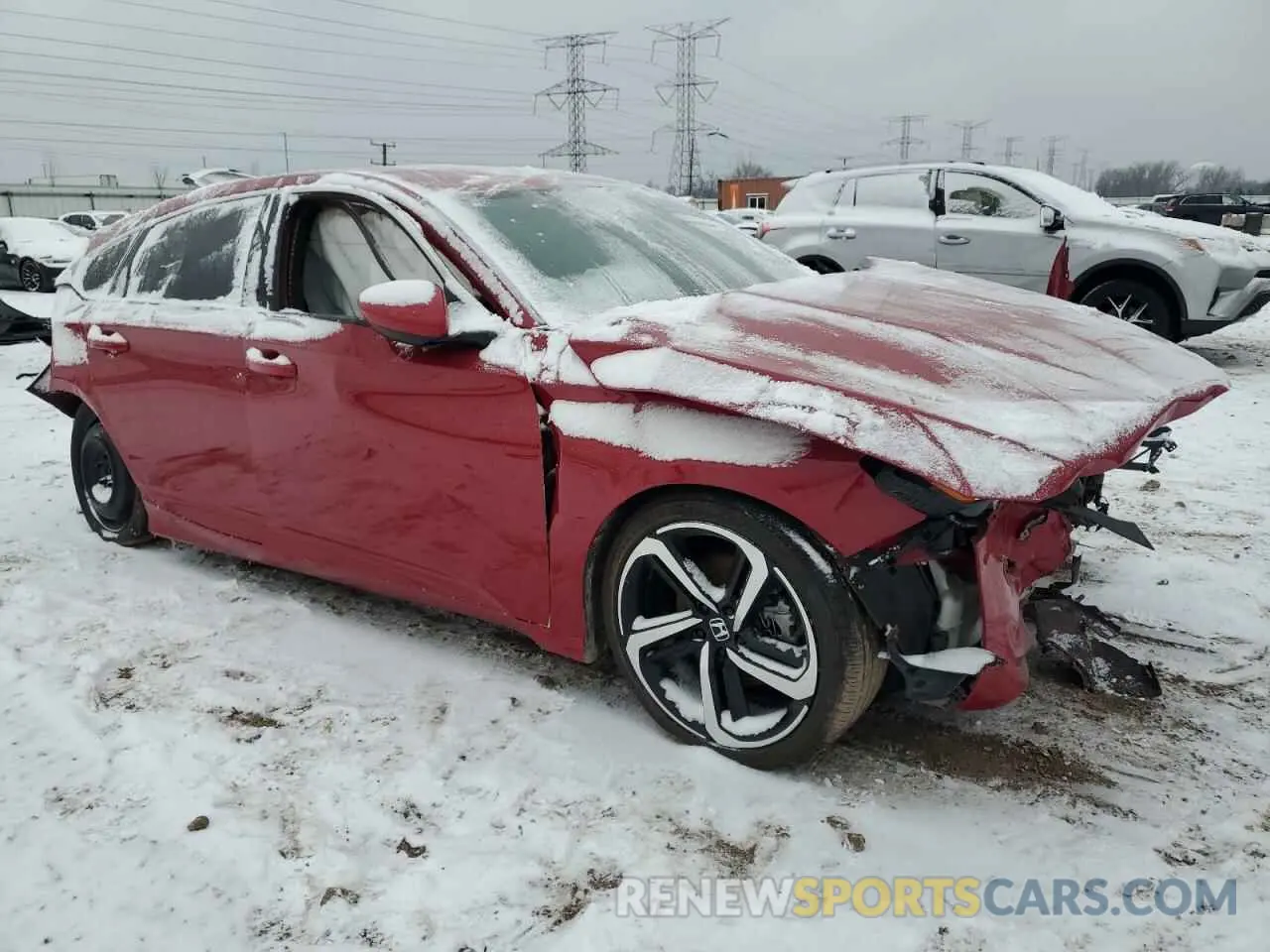 4 fotografías del automóvil dañado 1HGCV1F33KA129841 HONDA ACCORD 2019