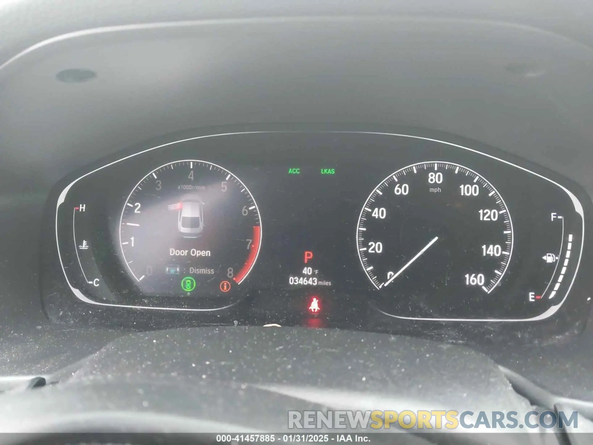 7 fotografías del automóvil dañado 1HGCV1F33KA164251 HONDA ACCORD 2019