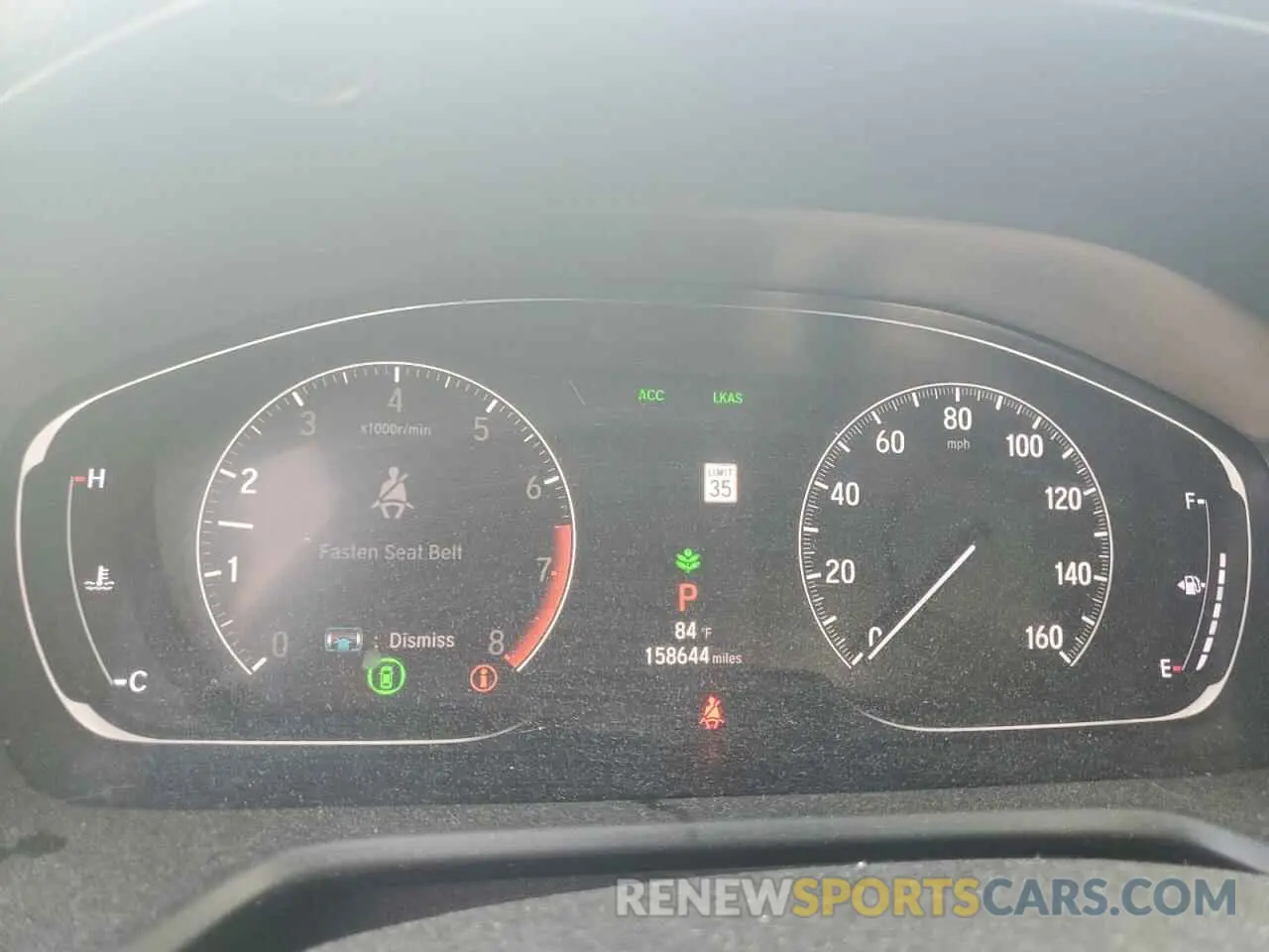 9 fotografías del automóvil dañado 1HGCV1F34KA007067 HONDA ACCORD 2019