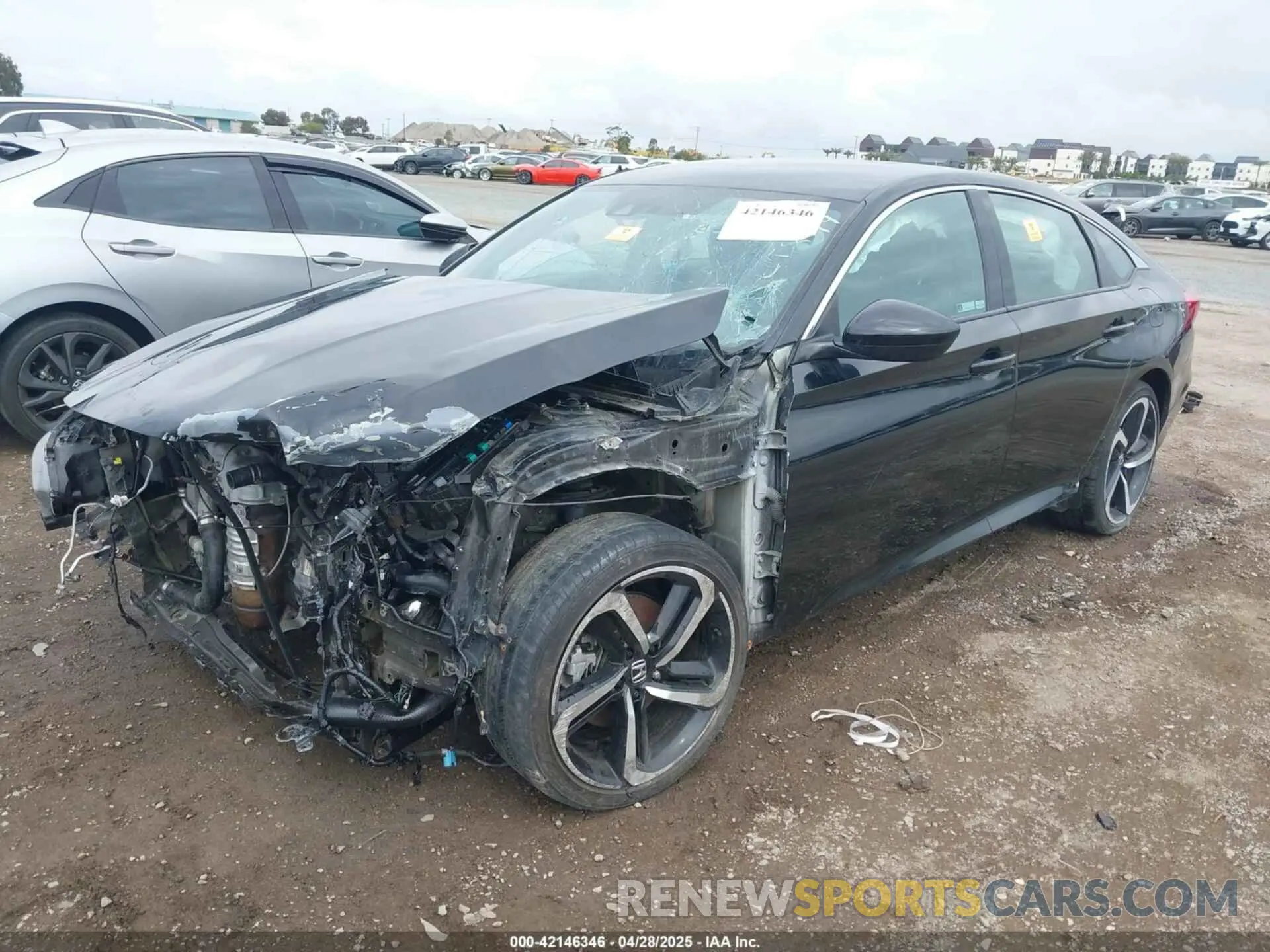 2 fotografías del automóvil dañado 1HGCV1F34KA027528 HONDA ACCORD 2019