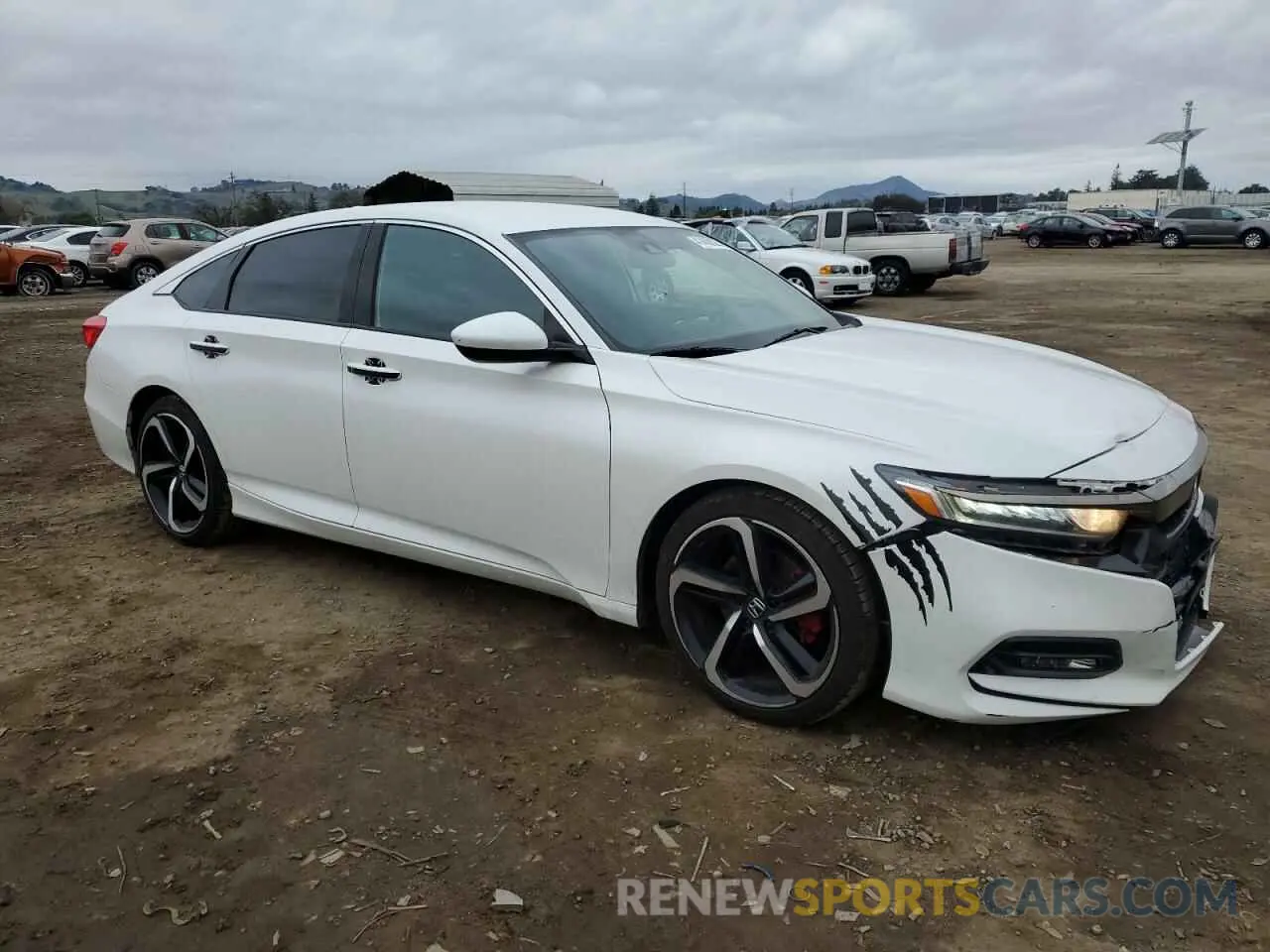 4 fotografías del automóvil dañado 1HGCV1F34KA047665 HONDA ACCORD 2019