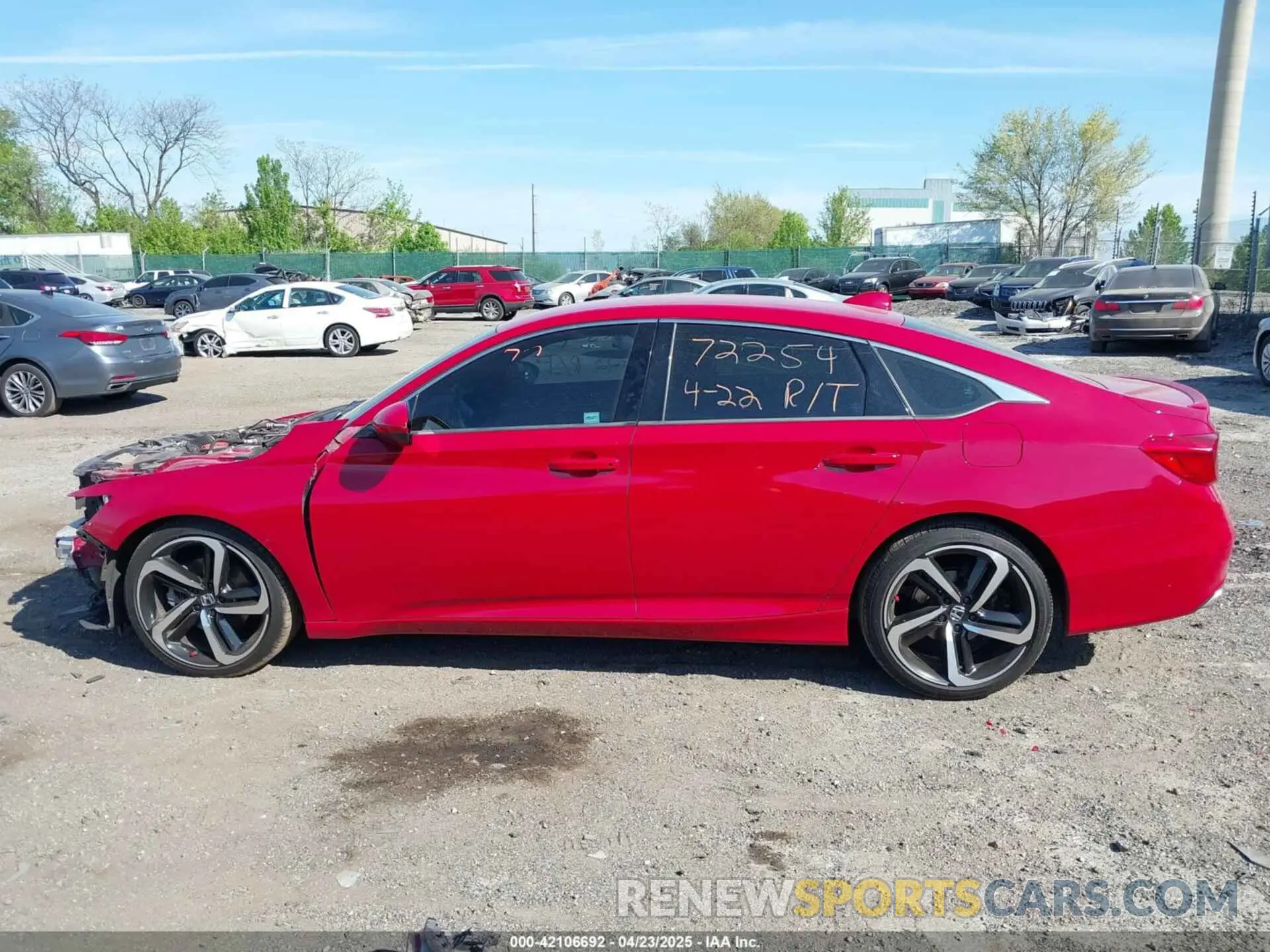 15 fotografías del automóvil dañado 1HGCV1F35KA109932 HONDA ACCORD 2019