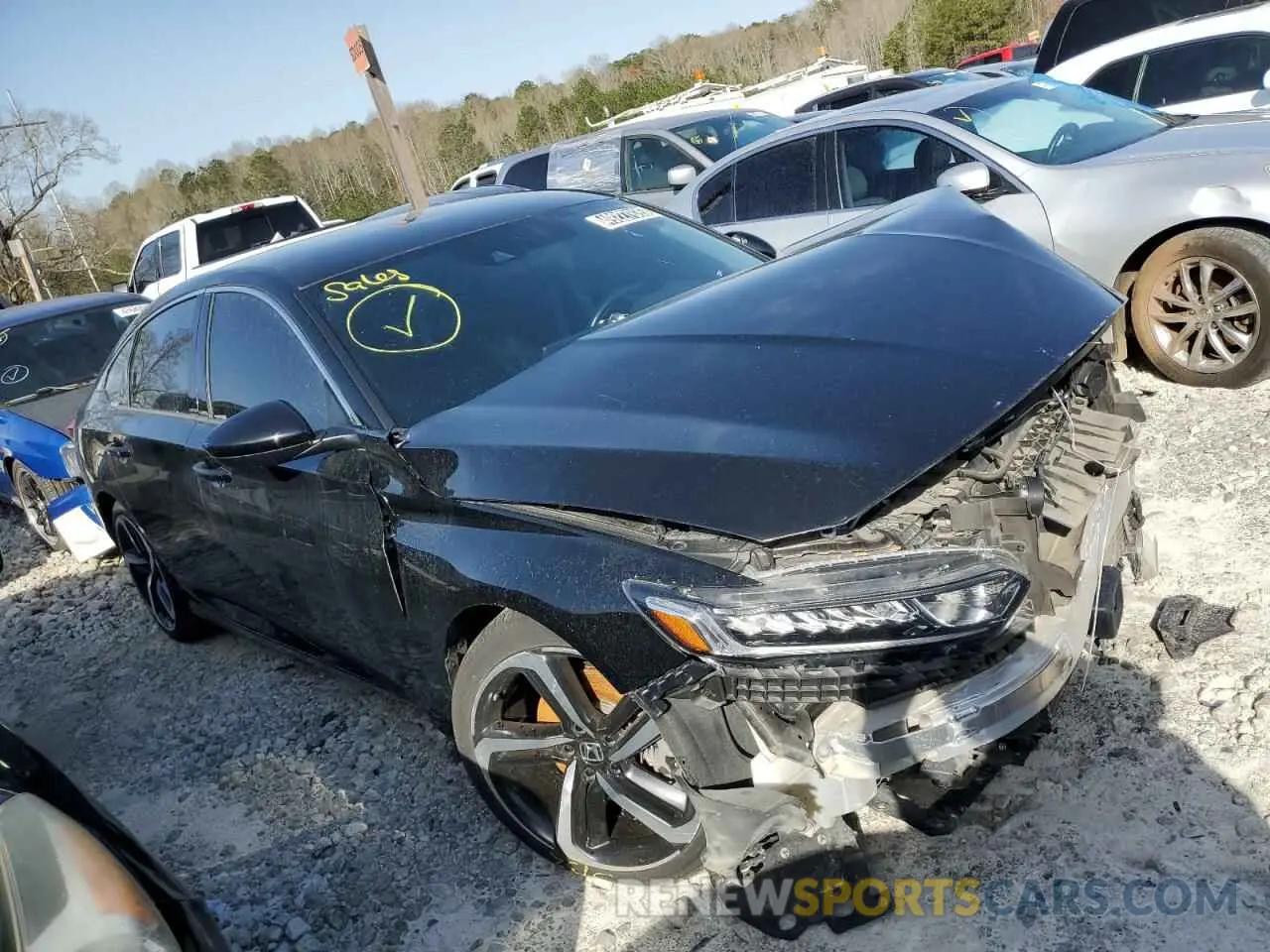 4 fotografías del automóvil dañado 1HGCV1F35KA166549 HONDA ACCORD 2019