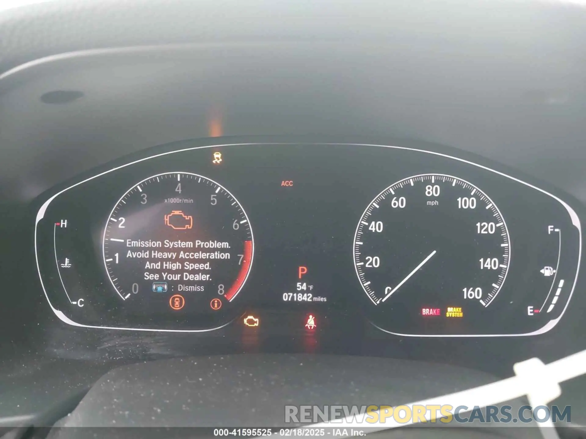 7 fotografías del automóvil dañado 1HGCV1F35KA172707 HONDA ACCORD 2019
