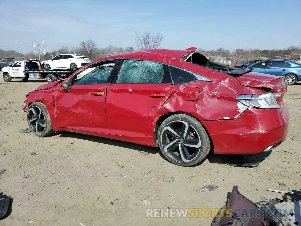 2 fotografías del automóvil dañado 1HGCV1F36KA000718 HONDA ACCORD 2019