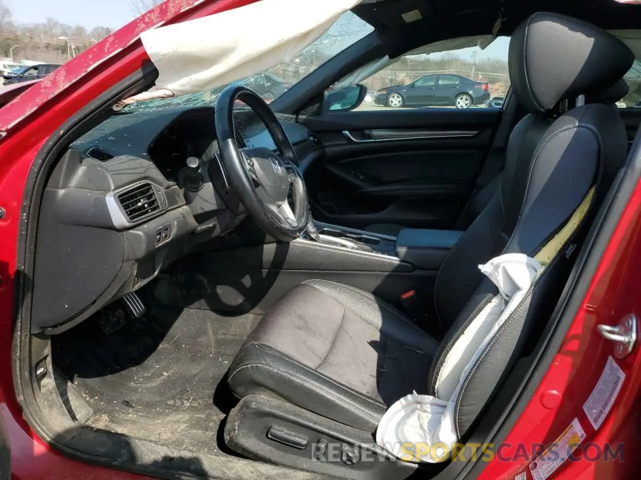 7 fotografías del automóvil dañado 1HGCV1F36KA000718 HONDA ACCORD 2019