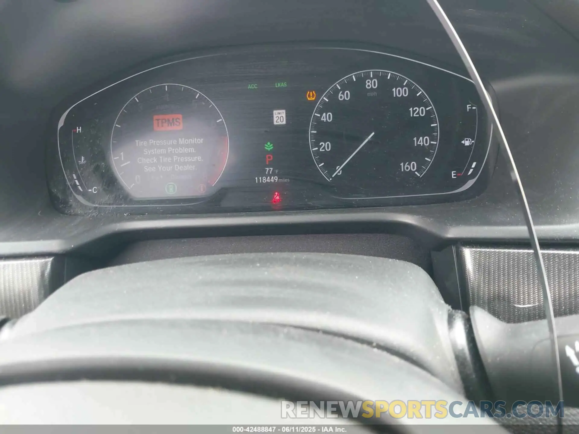 7 fotografías del automóvil dañado 1HGCV1F36KA004414 HONDA ACCORD 2019